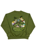 Vintage 90s Snow White Dwarves Backpack Sweater - XL