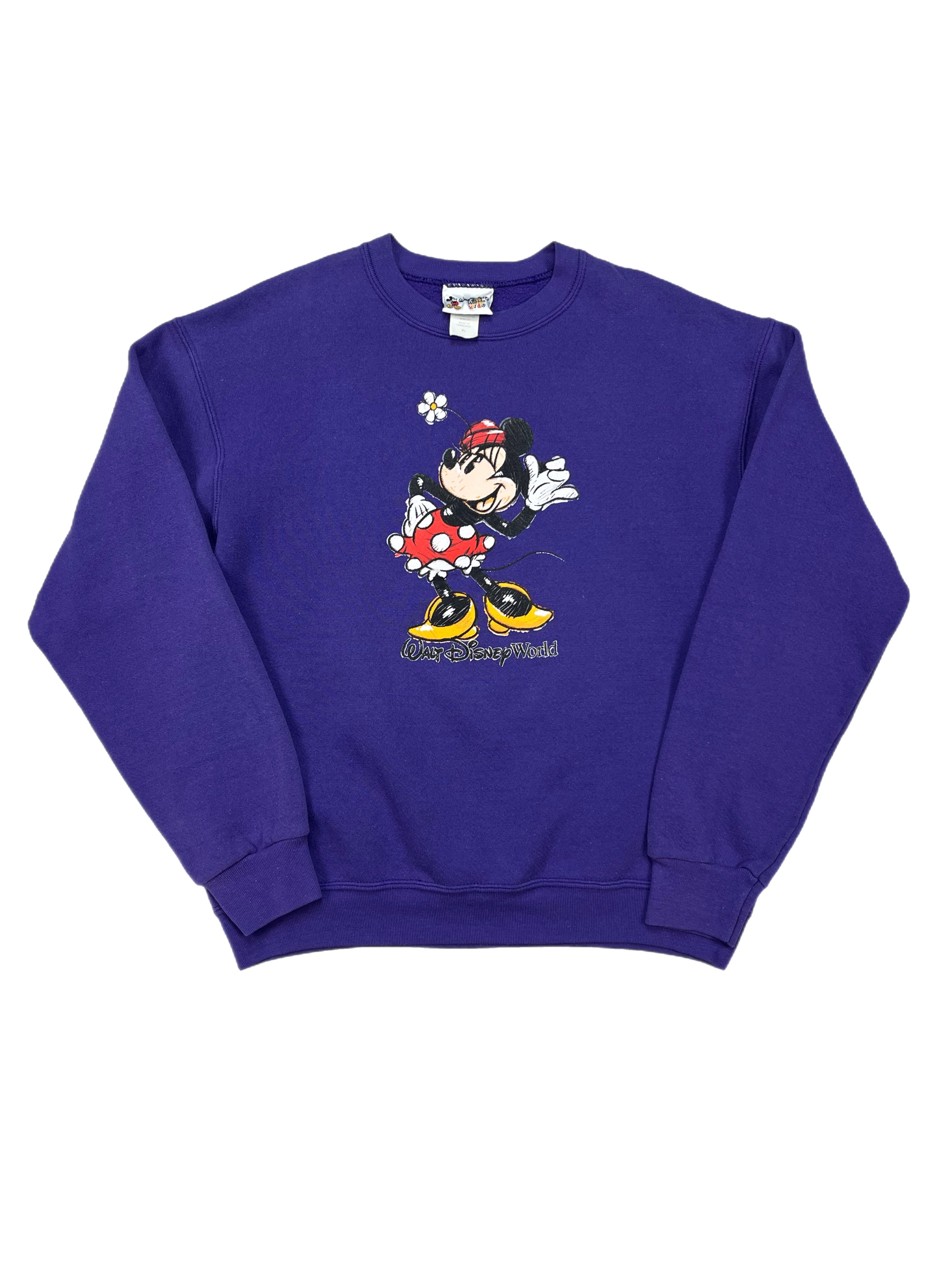 Vintage Minnie Mouse WDW Sweater - Youth XL