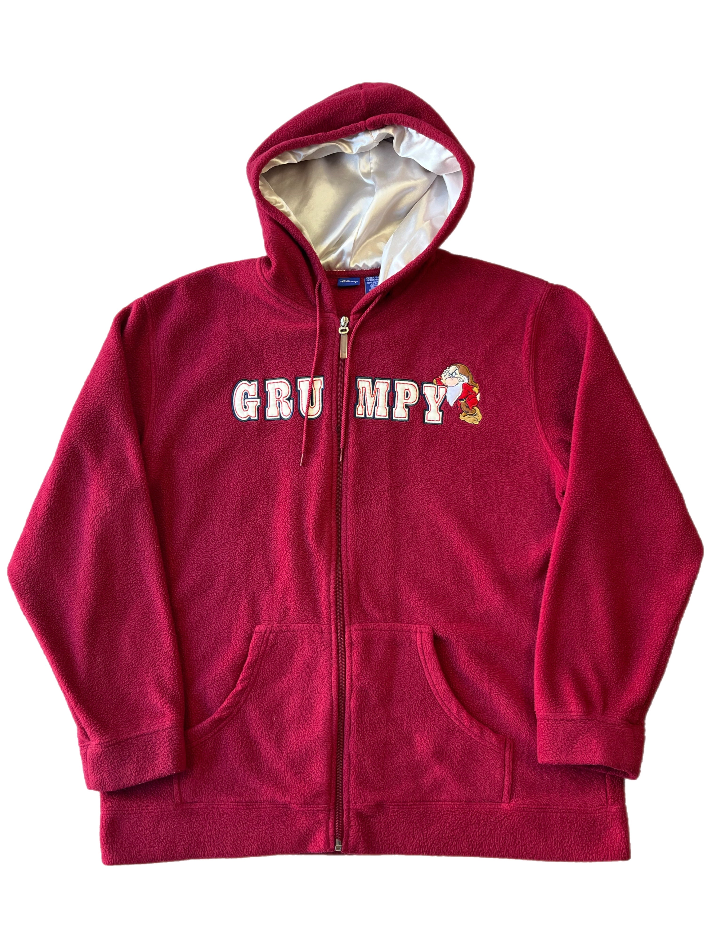 Vintage 00s Grumpy Full Zip Hoodie - XL
