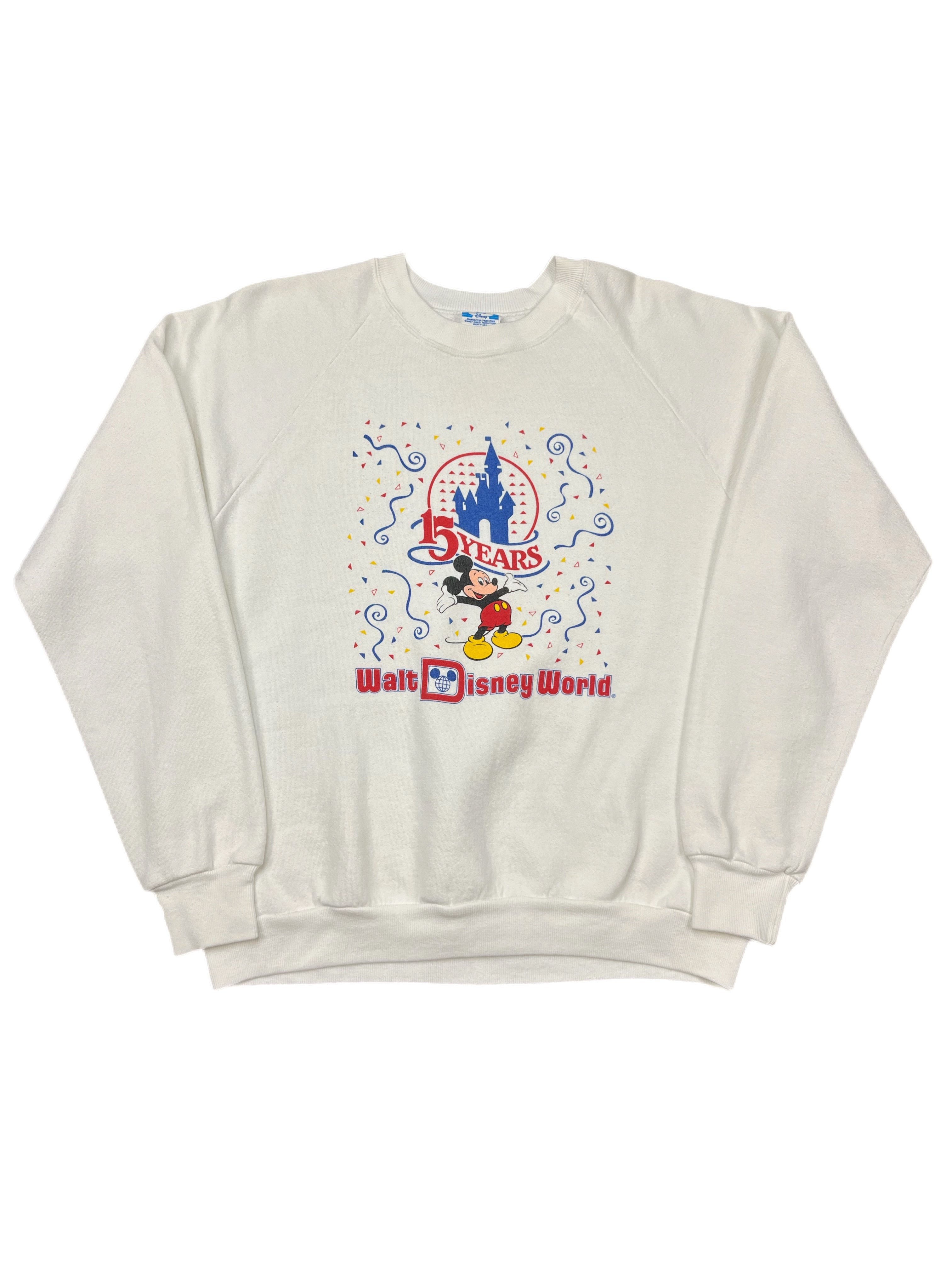 Vintage WDW 15 Years Celebration Crewneck - L