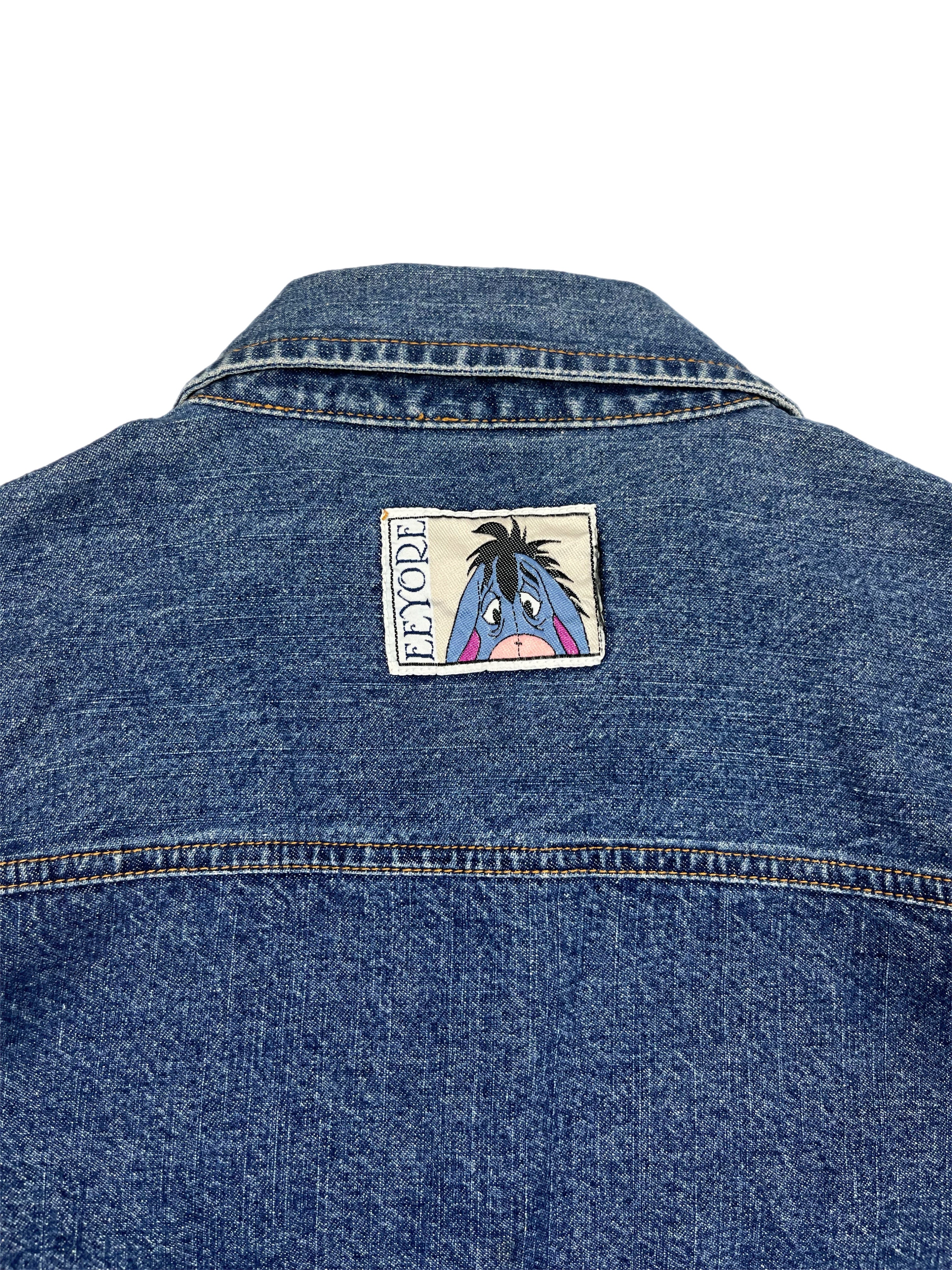 Vintage 90s Eeyore Denim Jacket -S