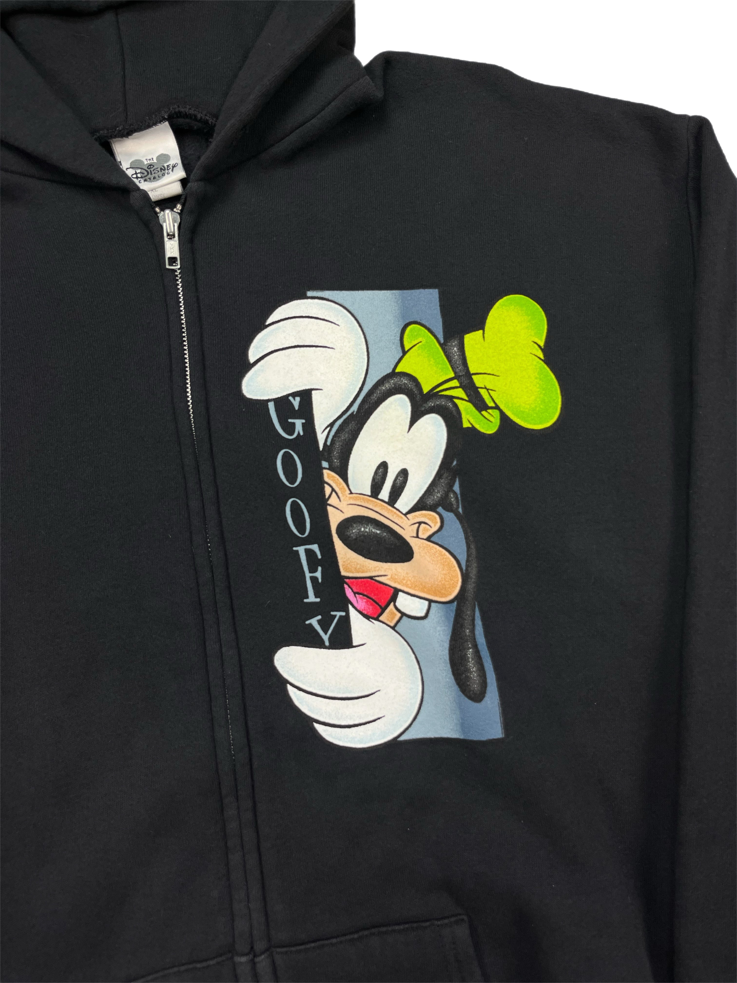 Vintage 90s Goofy Zip Up Hoodie-XL