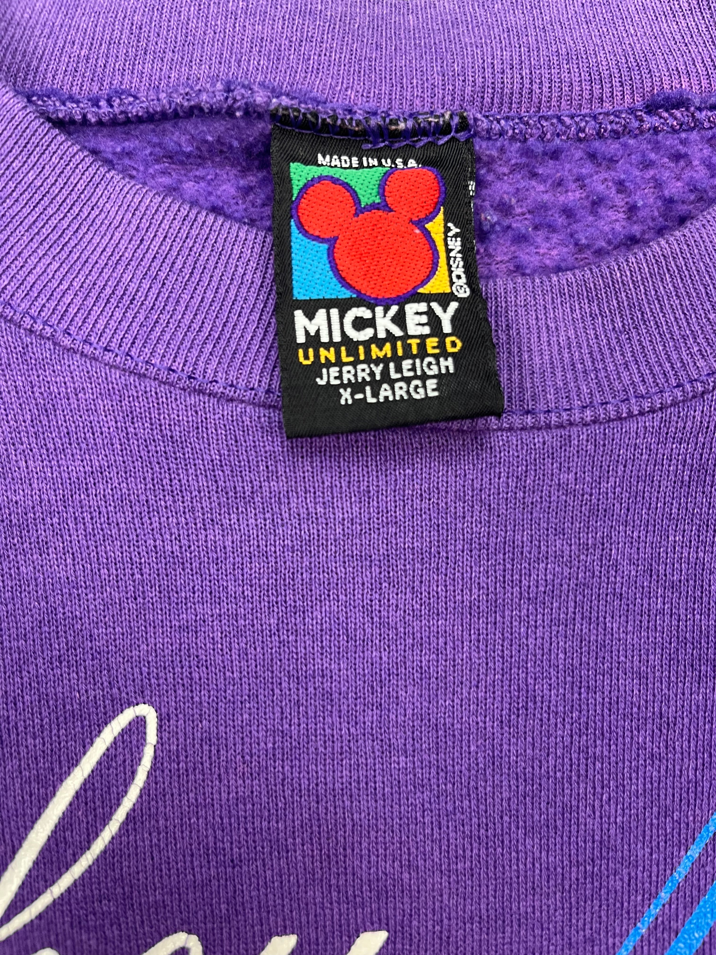 Vintage 90s Mickey Mouse Crewneck - XL
