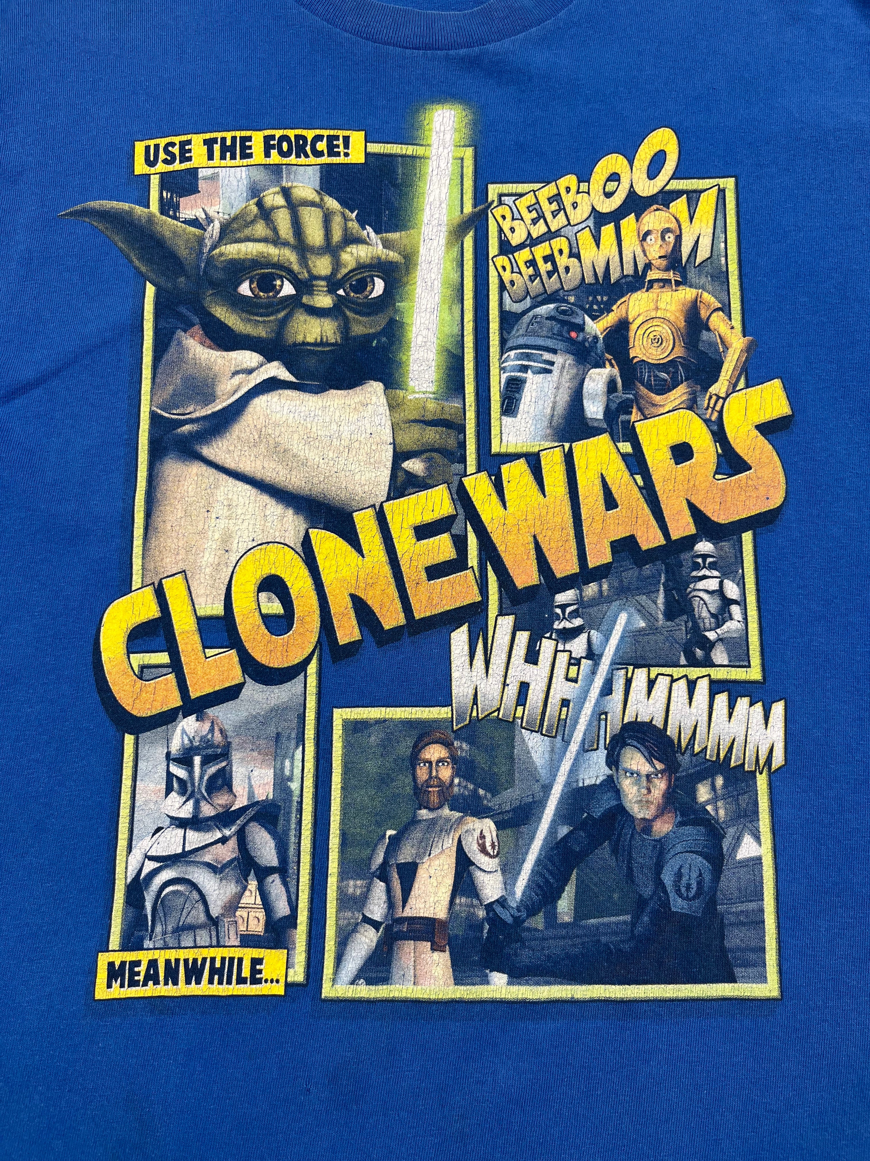 Vintage Star Wars Clone Wars Shirt -M