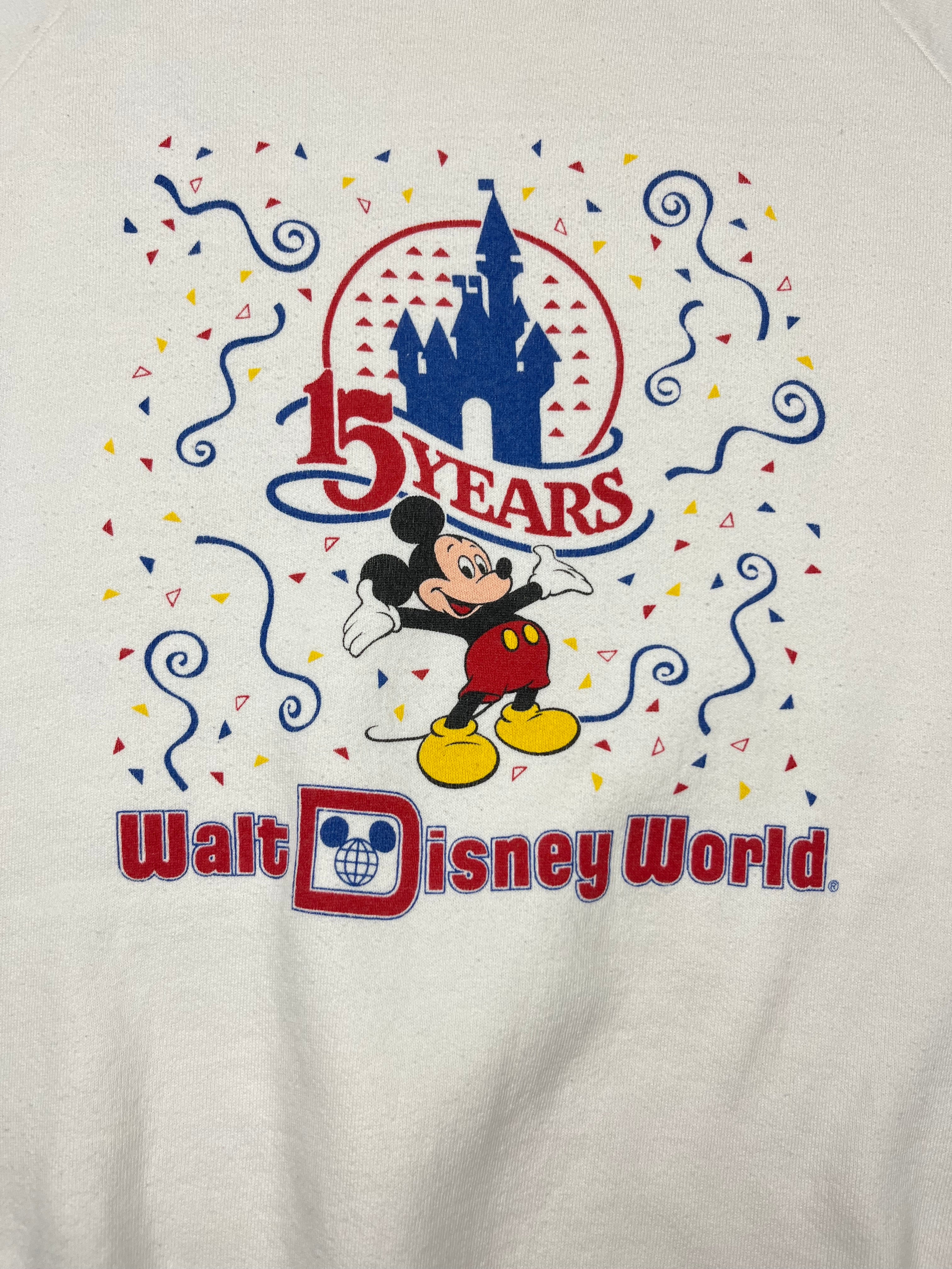 Vintage WDW 15 Years Celebration Crewneck - L