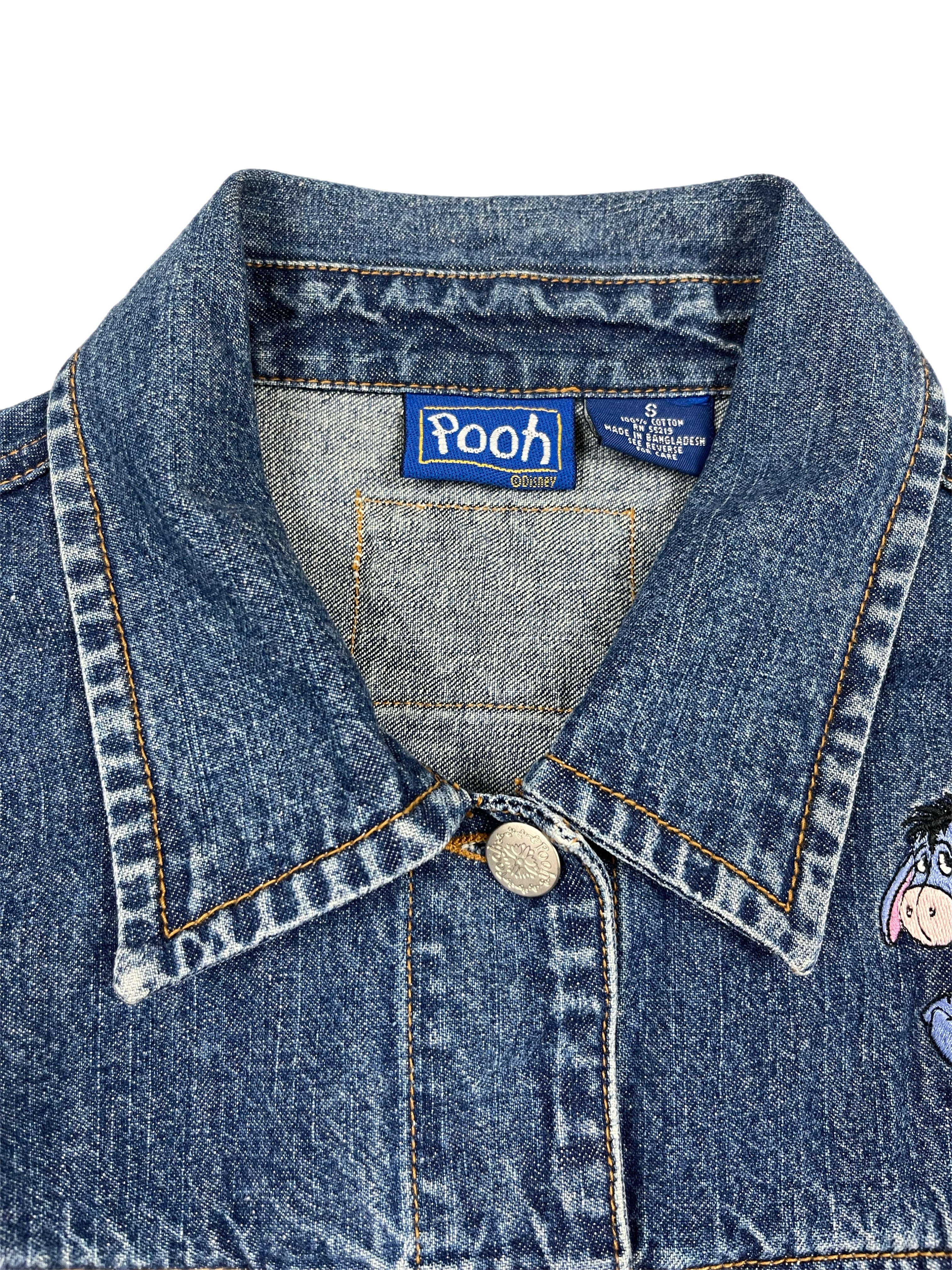 Vintage 90s Eeyore Denim Jacket -S