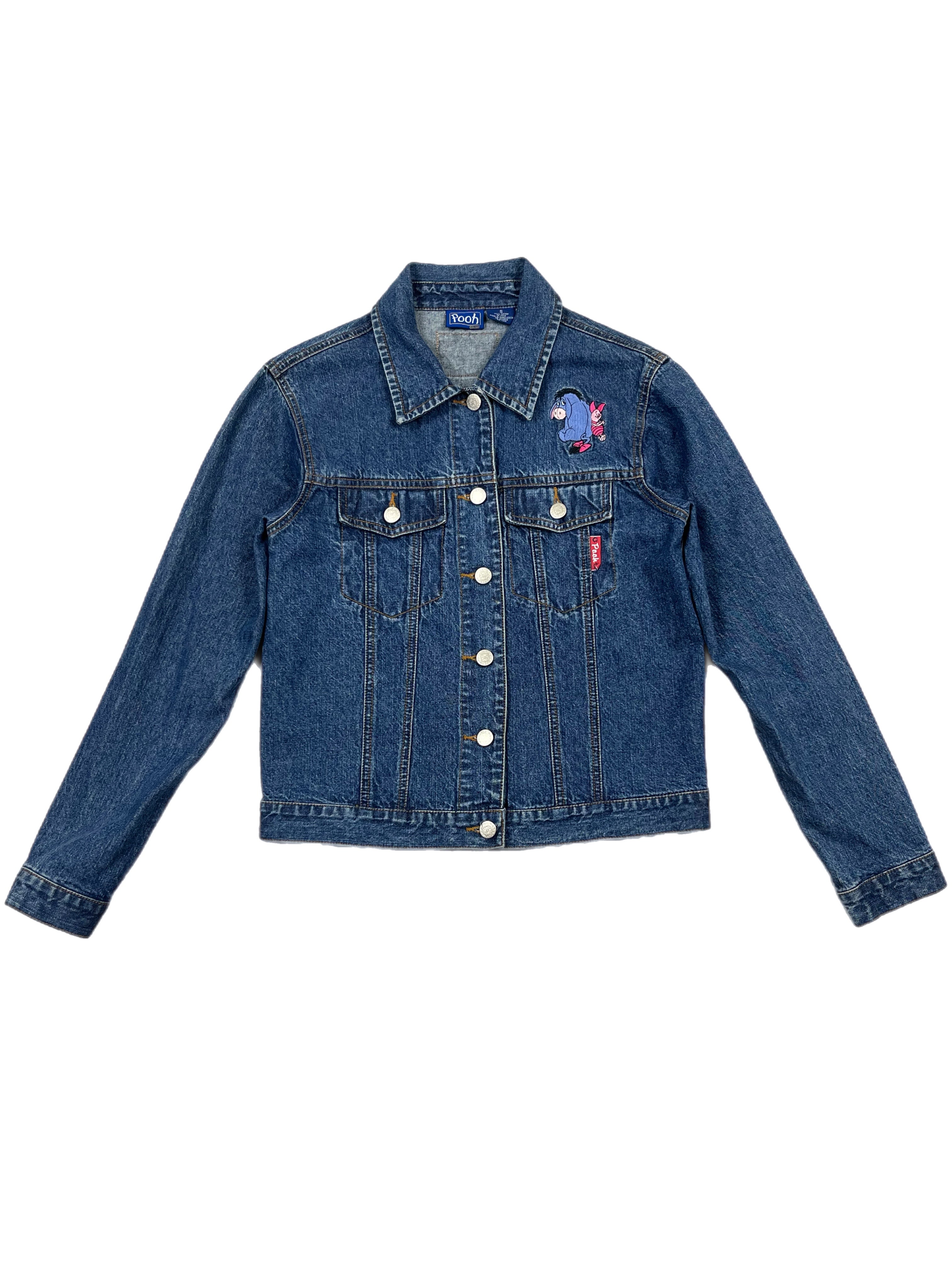 Vintage 90s Eeyore Denim Jacket -S
