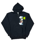 Vintage 90s Goofy Zip Up Hoodie-XL