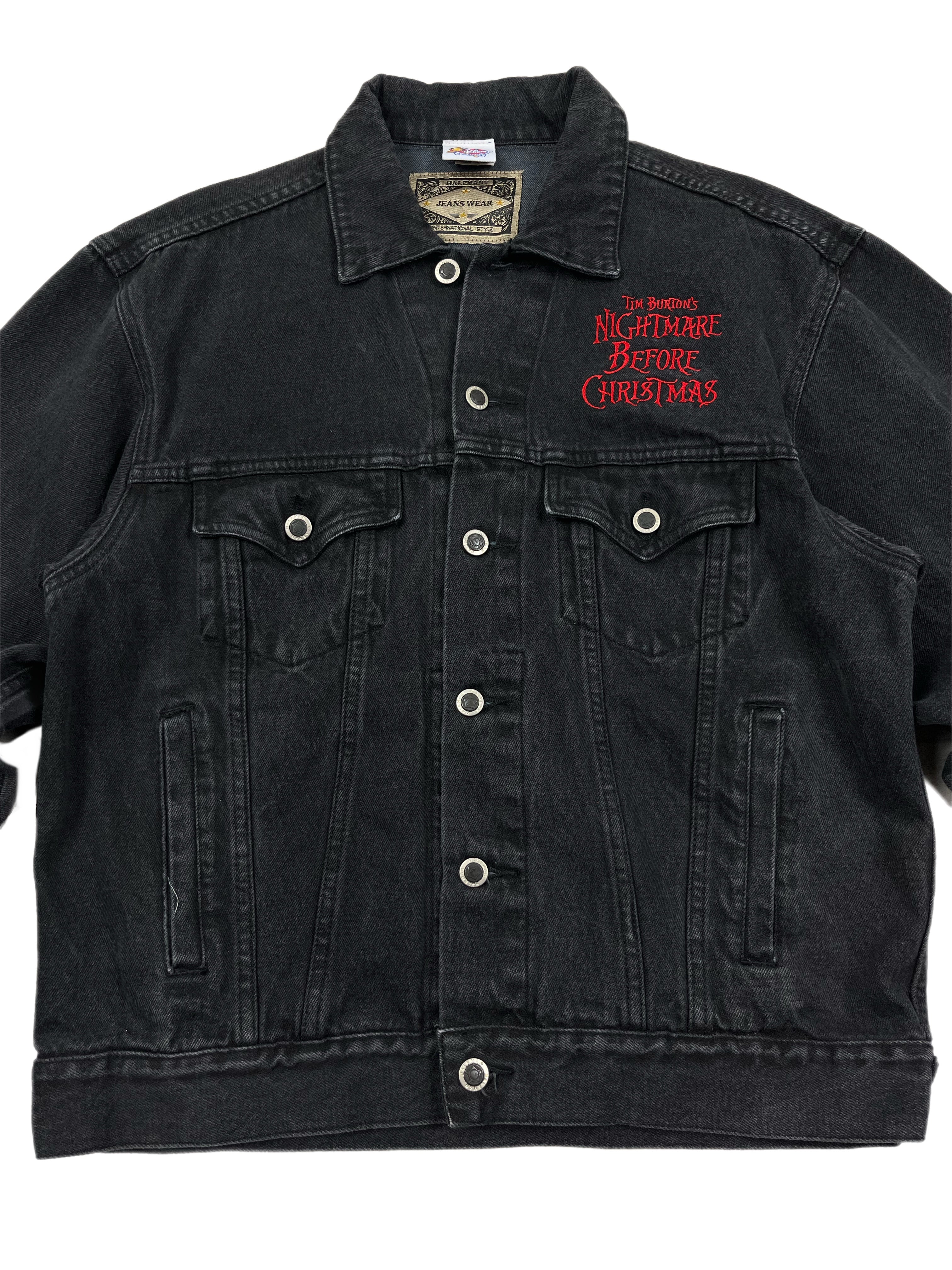 Vintage 90s TNBC Denim Jacket (Glows in the Dark) -M