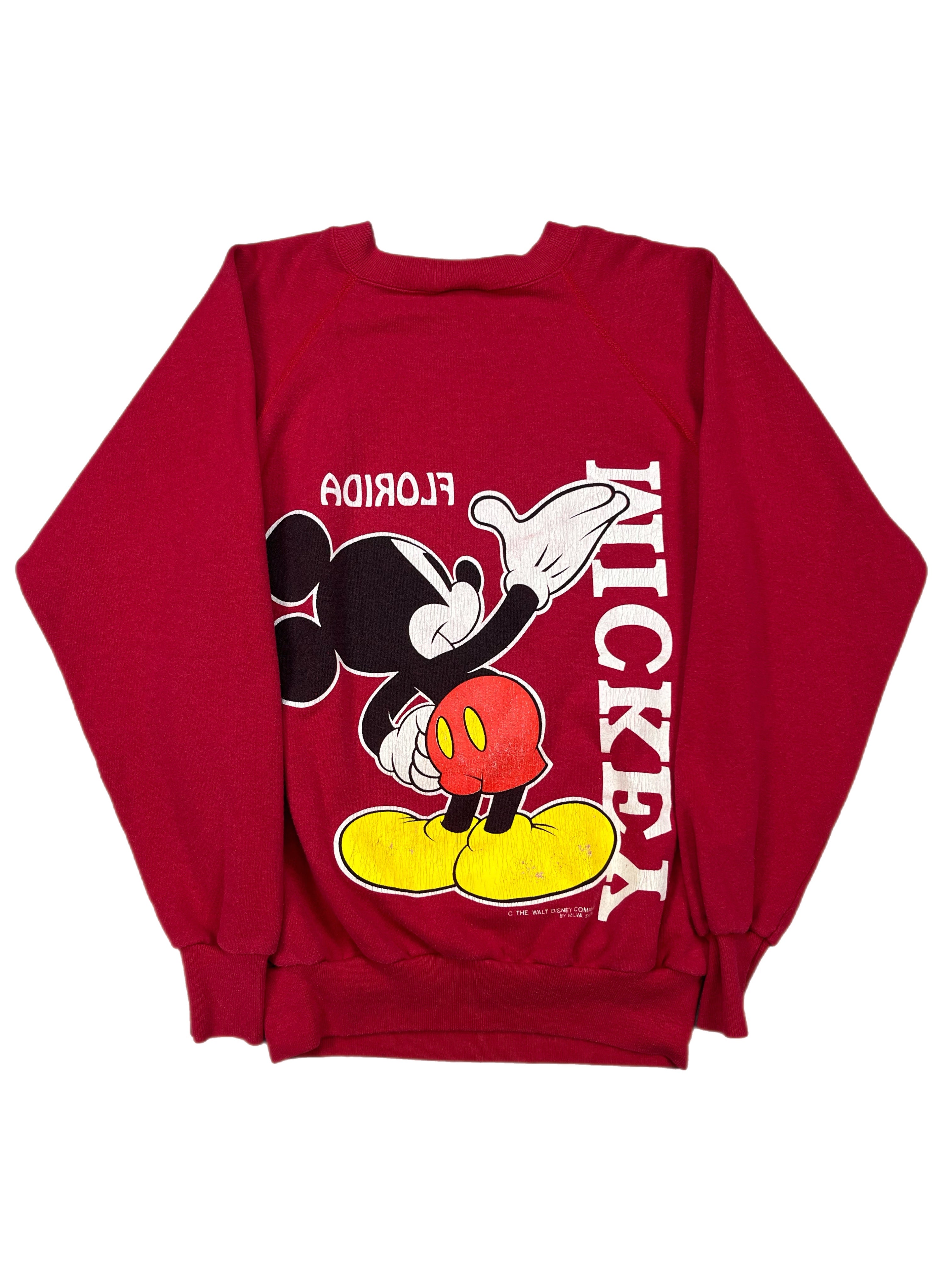 Vintage 90s Florida Mickey Sweater - M