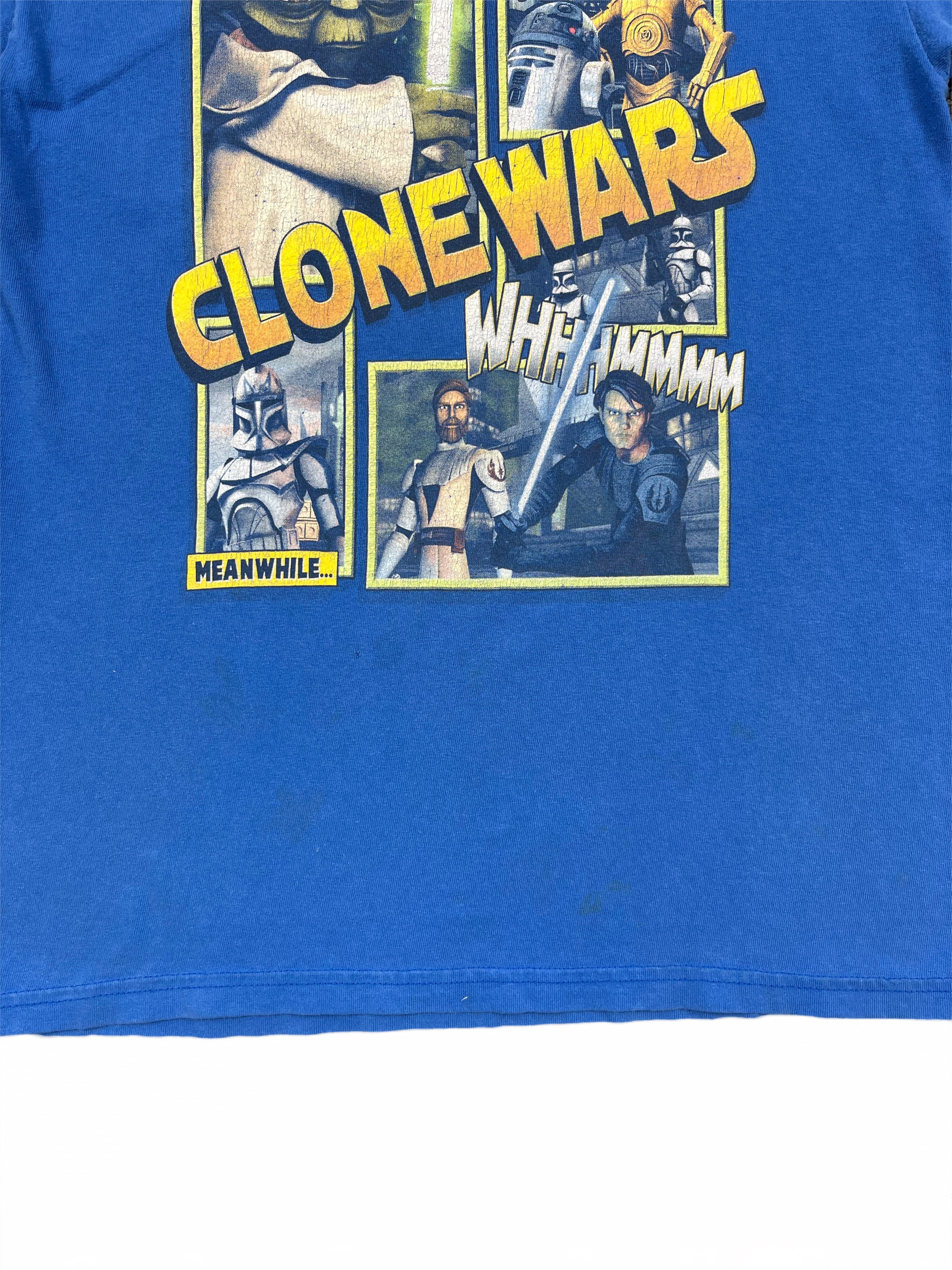 Vintage Star Wars Clone Wars Shirt -M