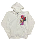 Vintage 90s Minnie Mouse Zip up Hoodie - L