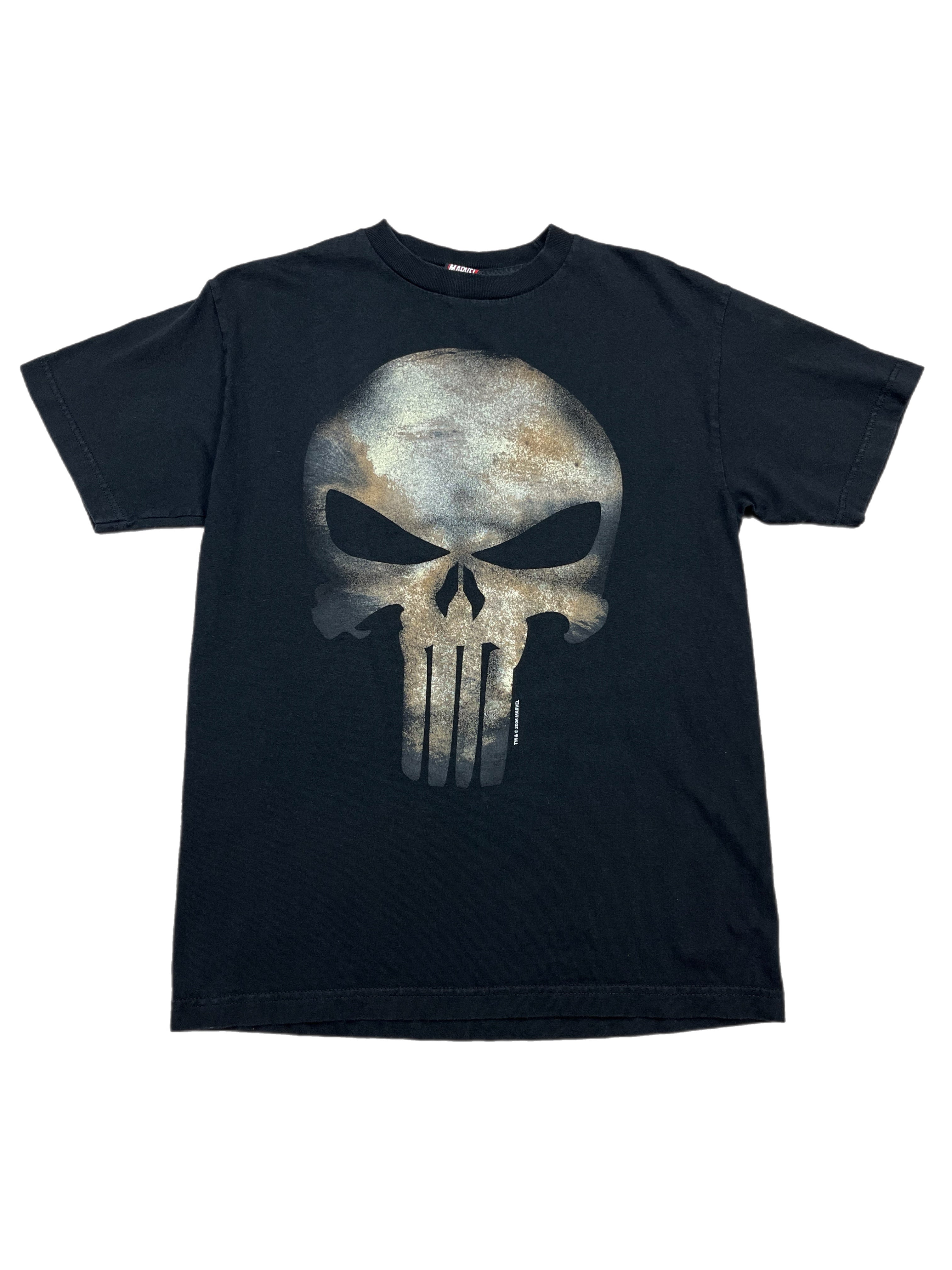 00s Marvel Mad Engine Punisher Shirt - M