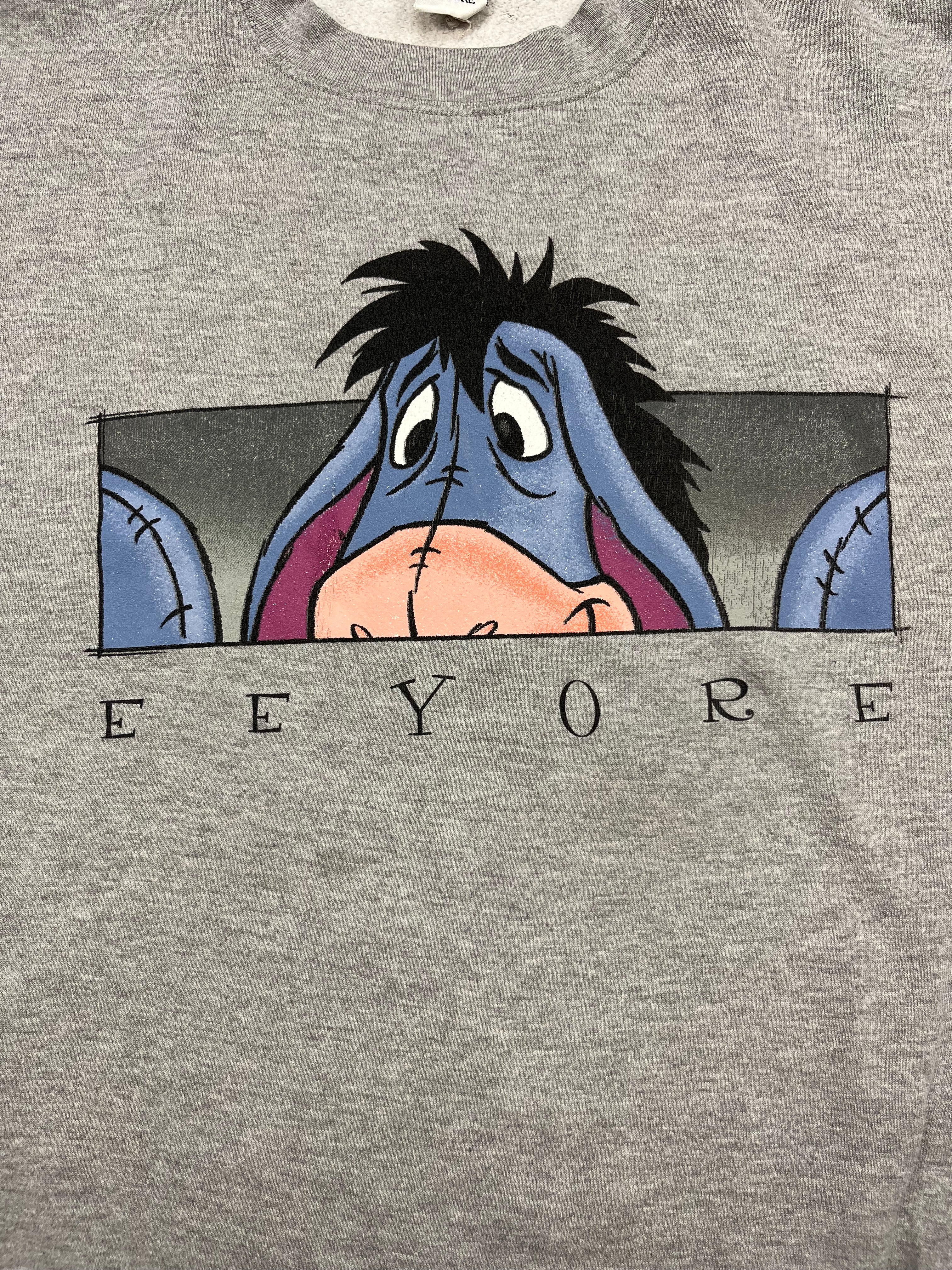 Vintage Eeyore Box Logo Crewneck -XXL