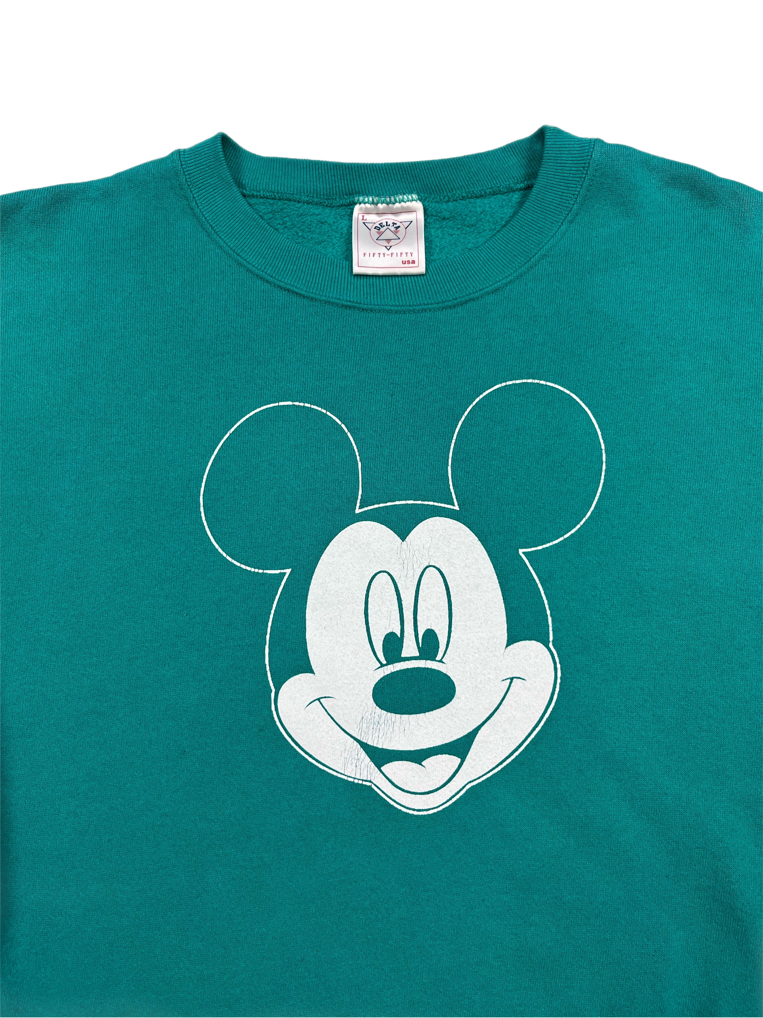Vintage 90s Mickey Mouse Sweater - L