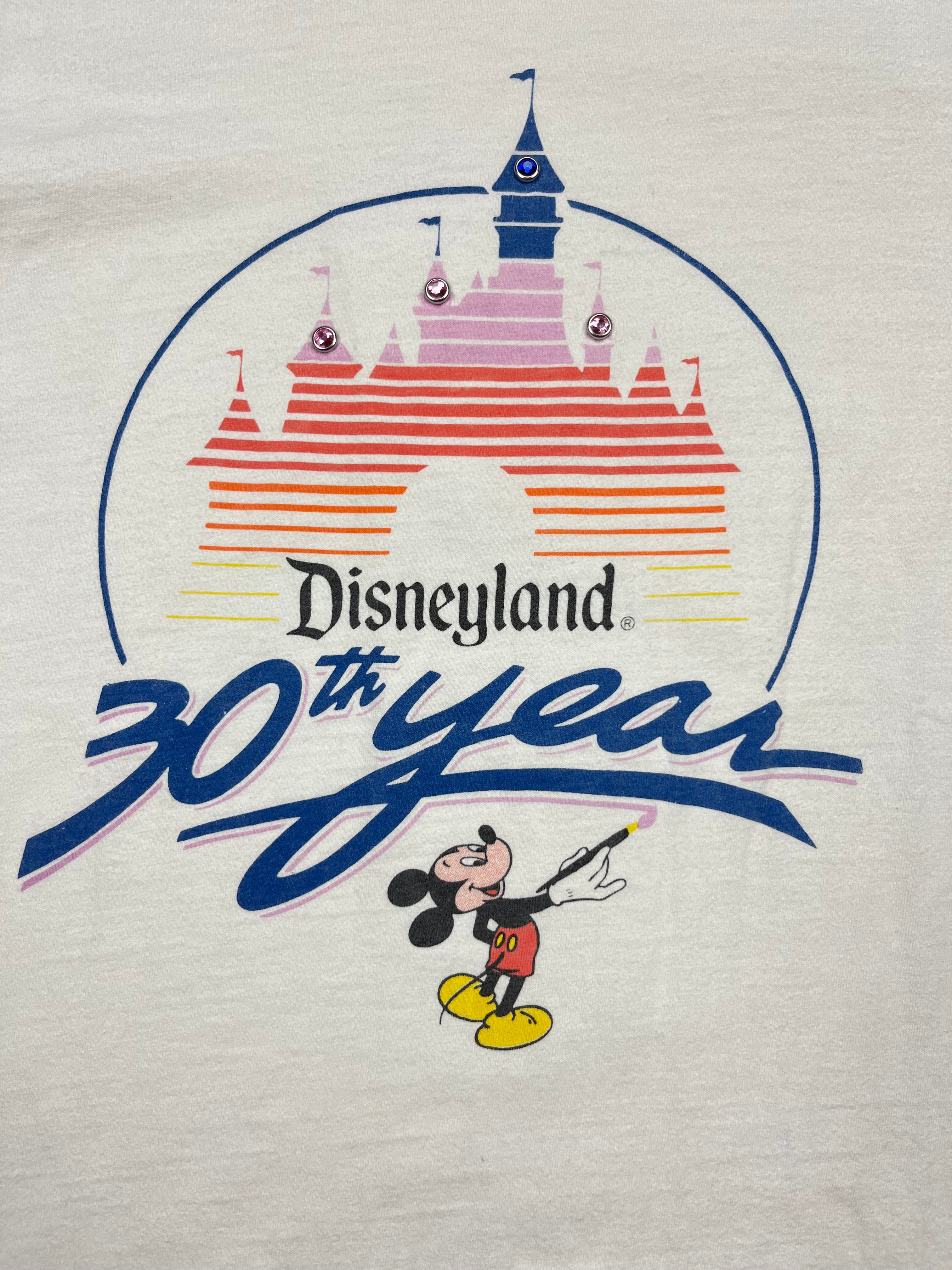 80s Disneyland 30th Year Raglan Shirt - S