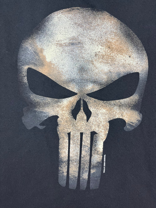 00s Marvel Mad Engine Punisher Shirt - M