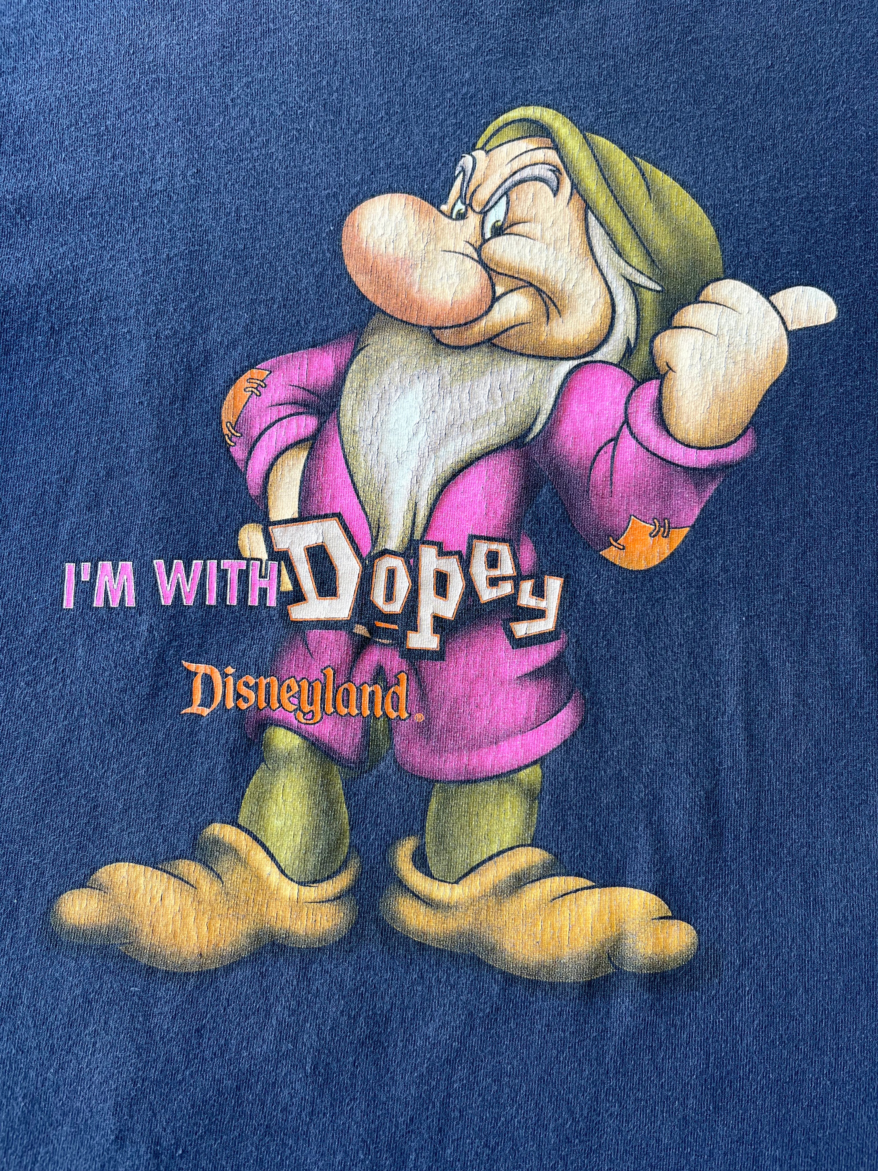 Vintage 00s Grumpy ‘I’m with Dopey’ T shirt - M