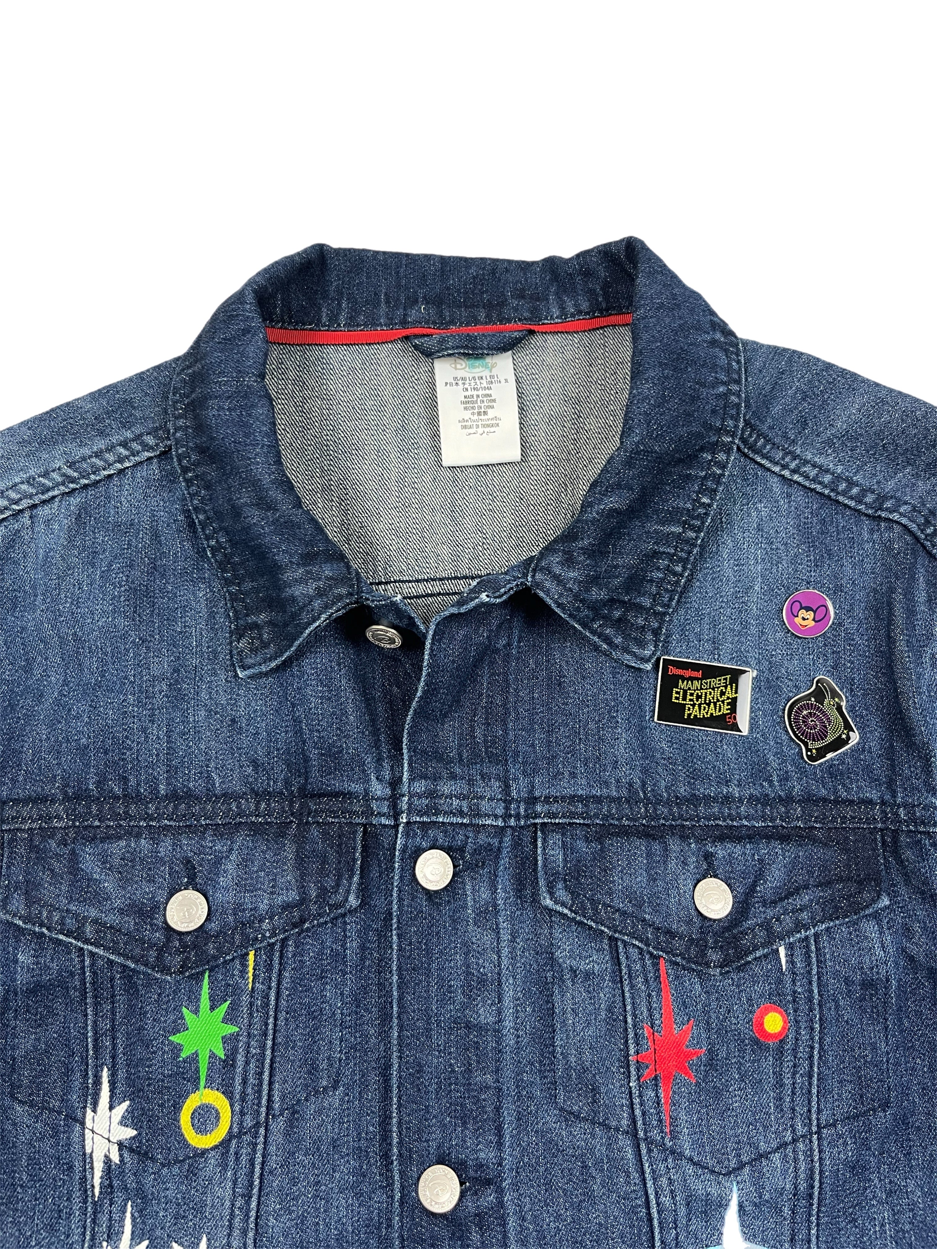 Main Street Electrical Parade 50th Anniversary Denim Jacket -L