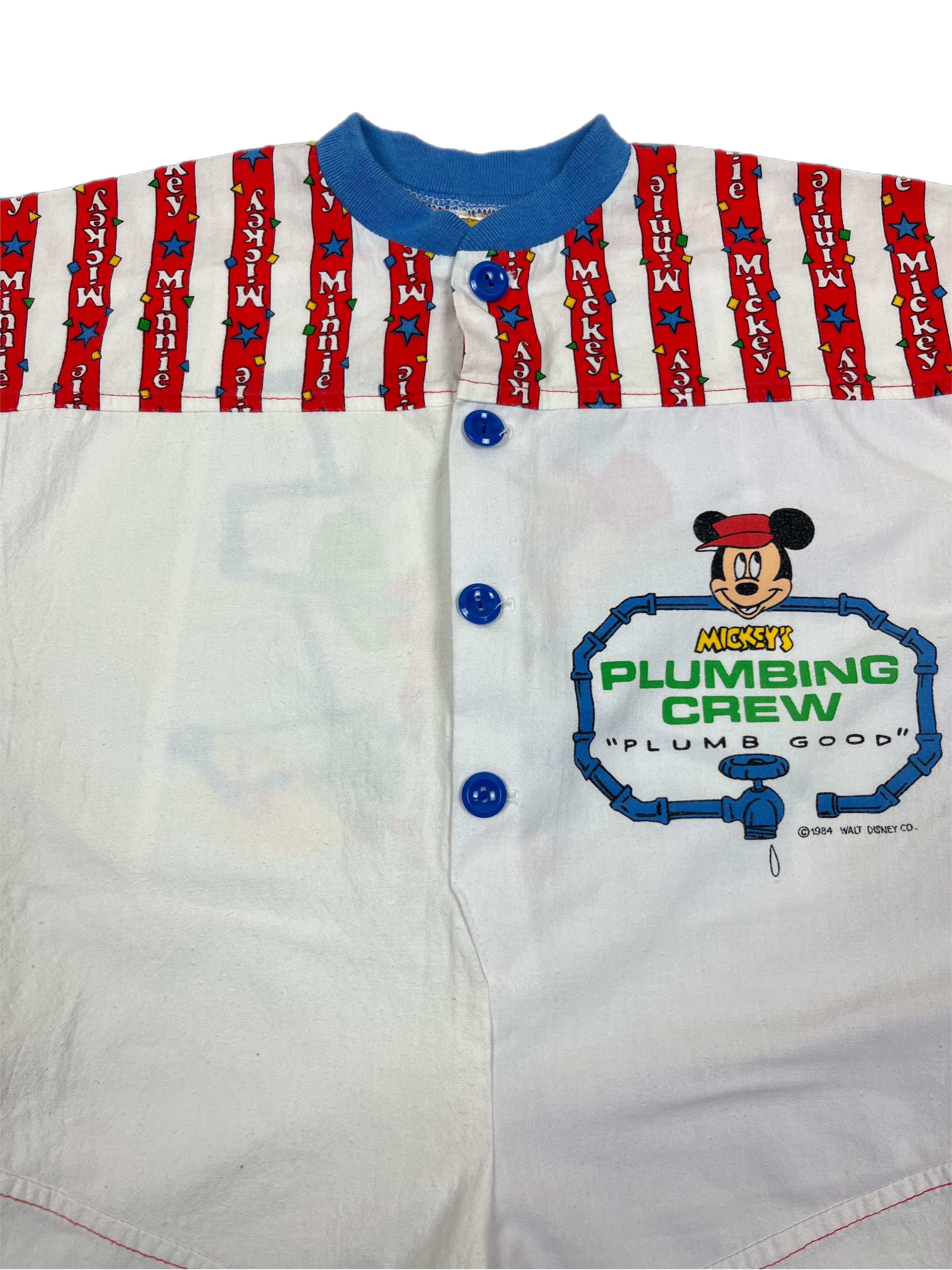 Vintage 80s Mick's 'Plumbing Crew' Coveralls - Kids 24 Months