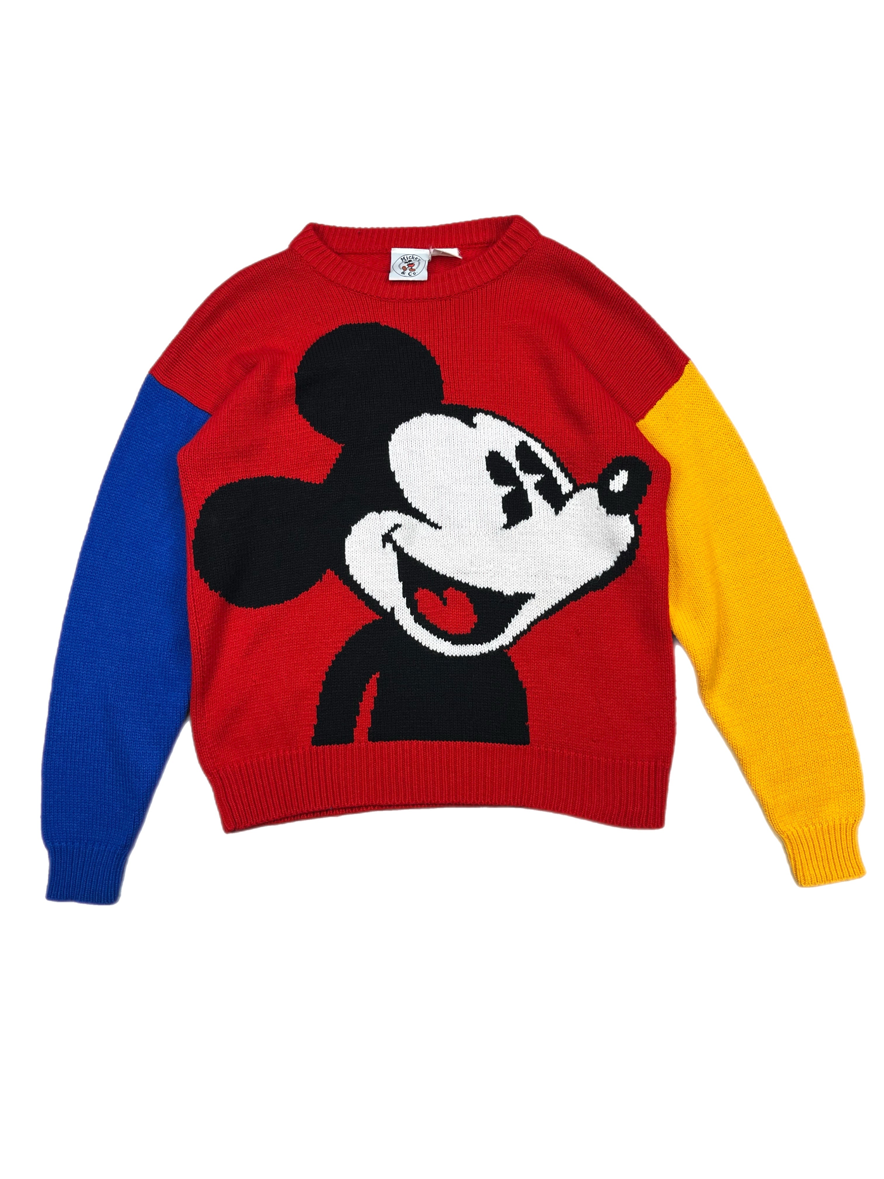 90s Mickey Knit Sweater - S