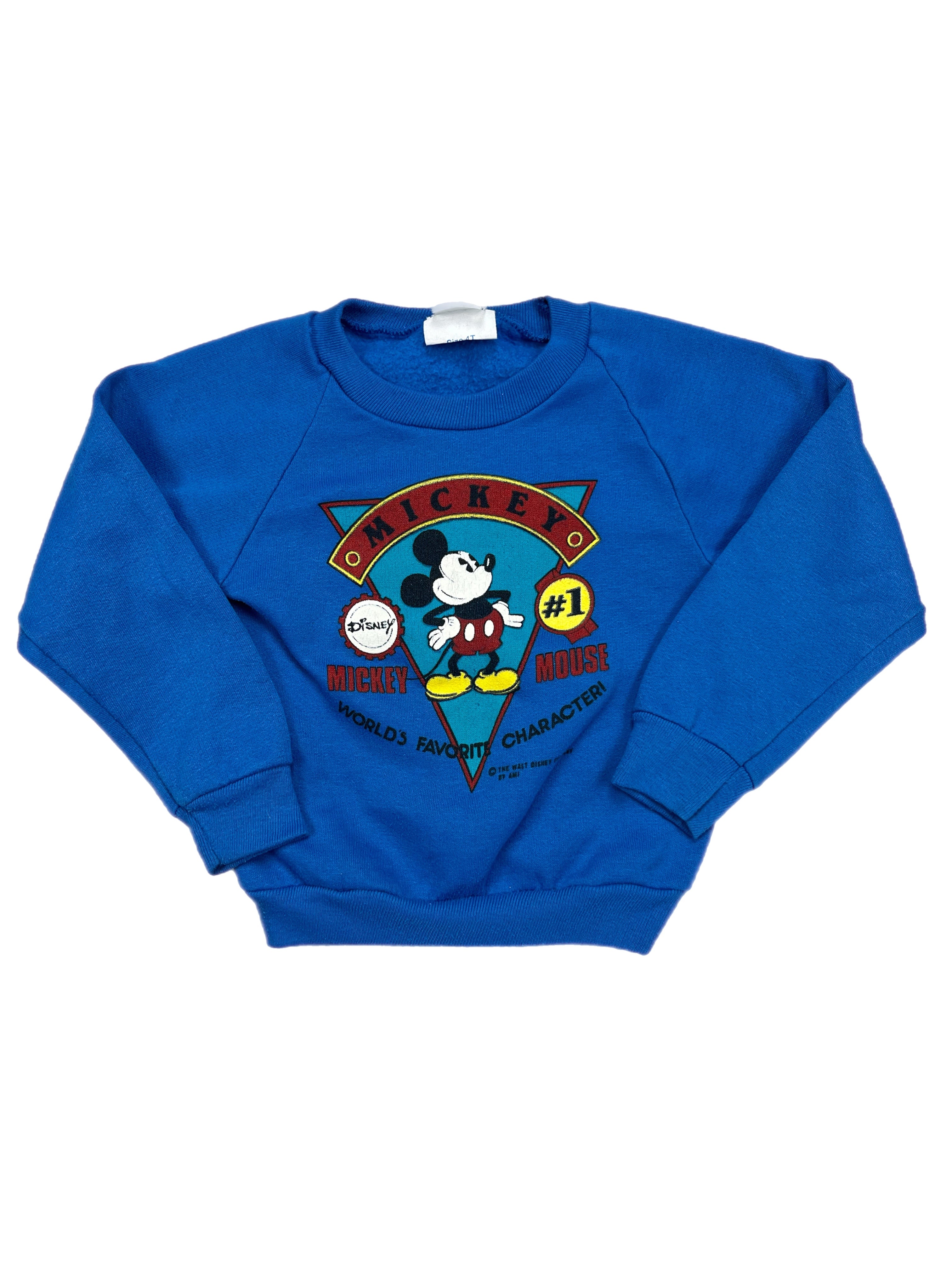 Vintage Mickey Mouse Crewneck - Toddler 4T