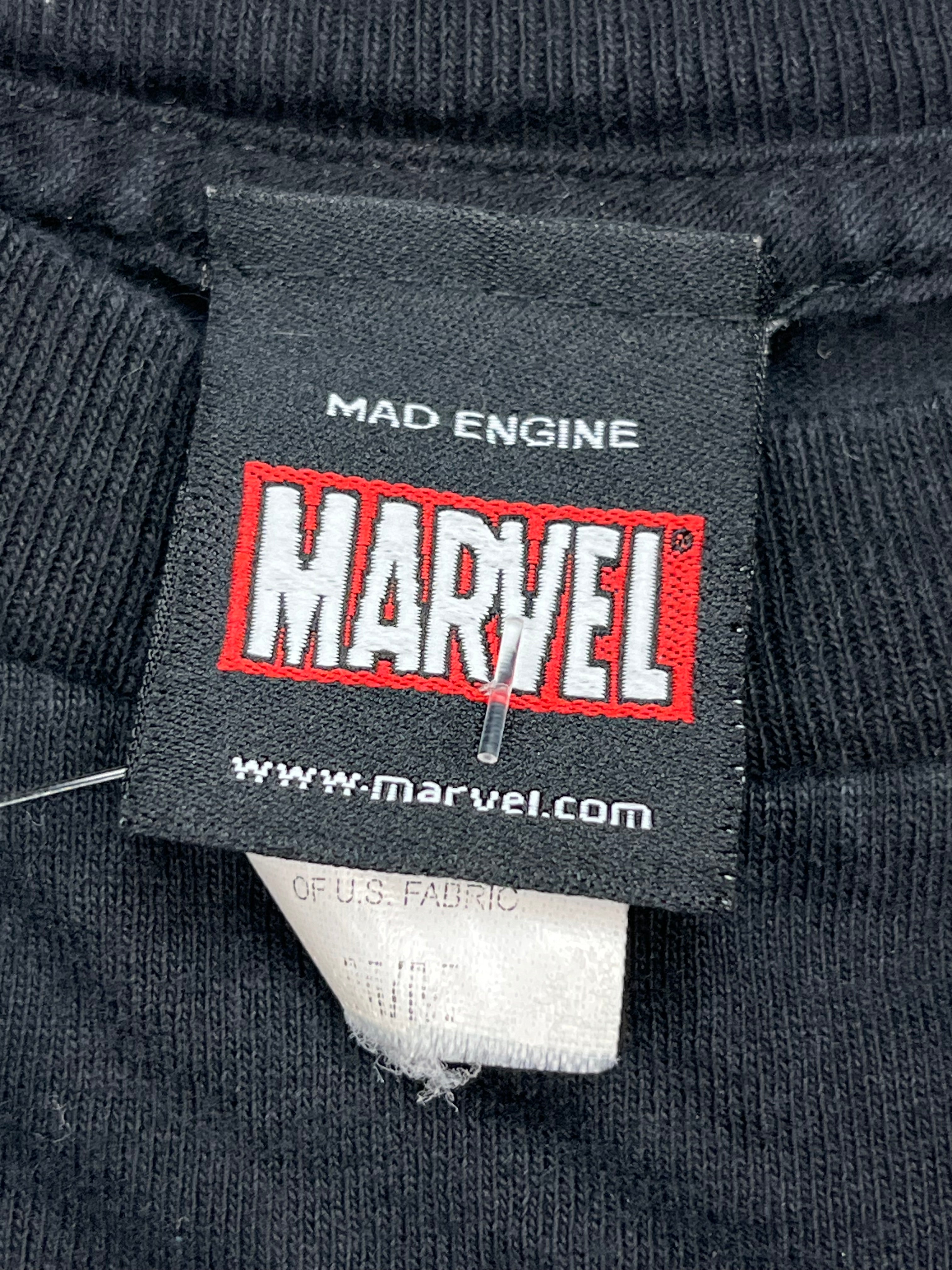 00s Marvel Mad Engine Punisher Shirt - M