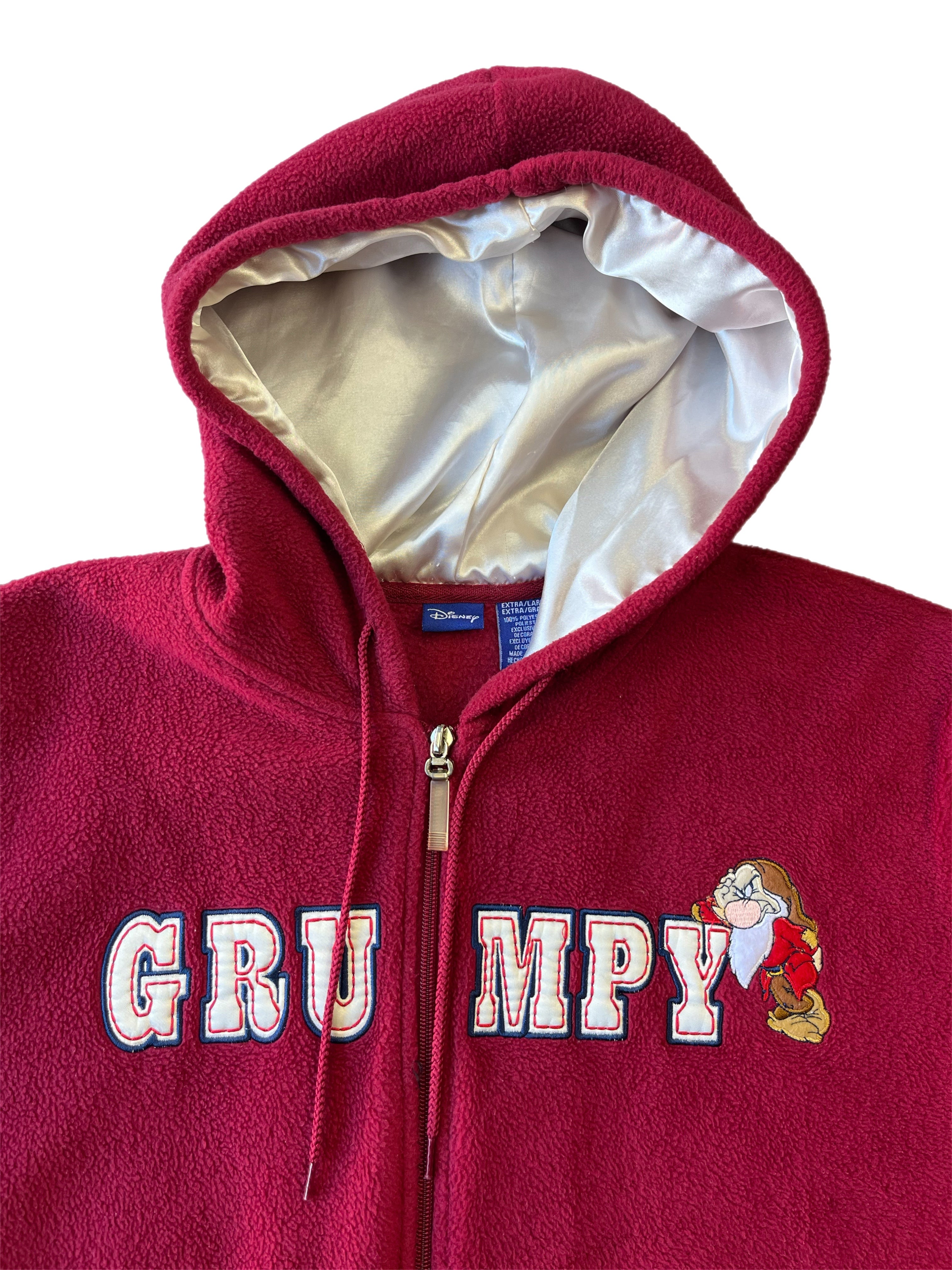 Vintage 00s Grumpy Full Zip Hoodie - XL
