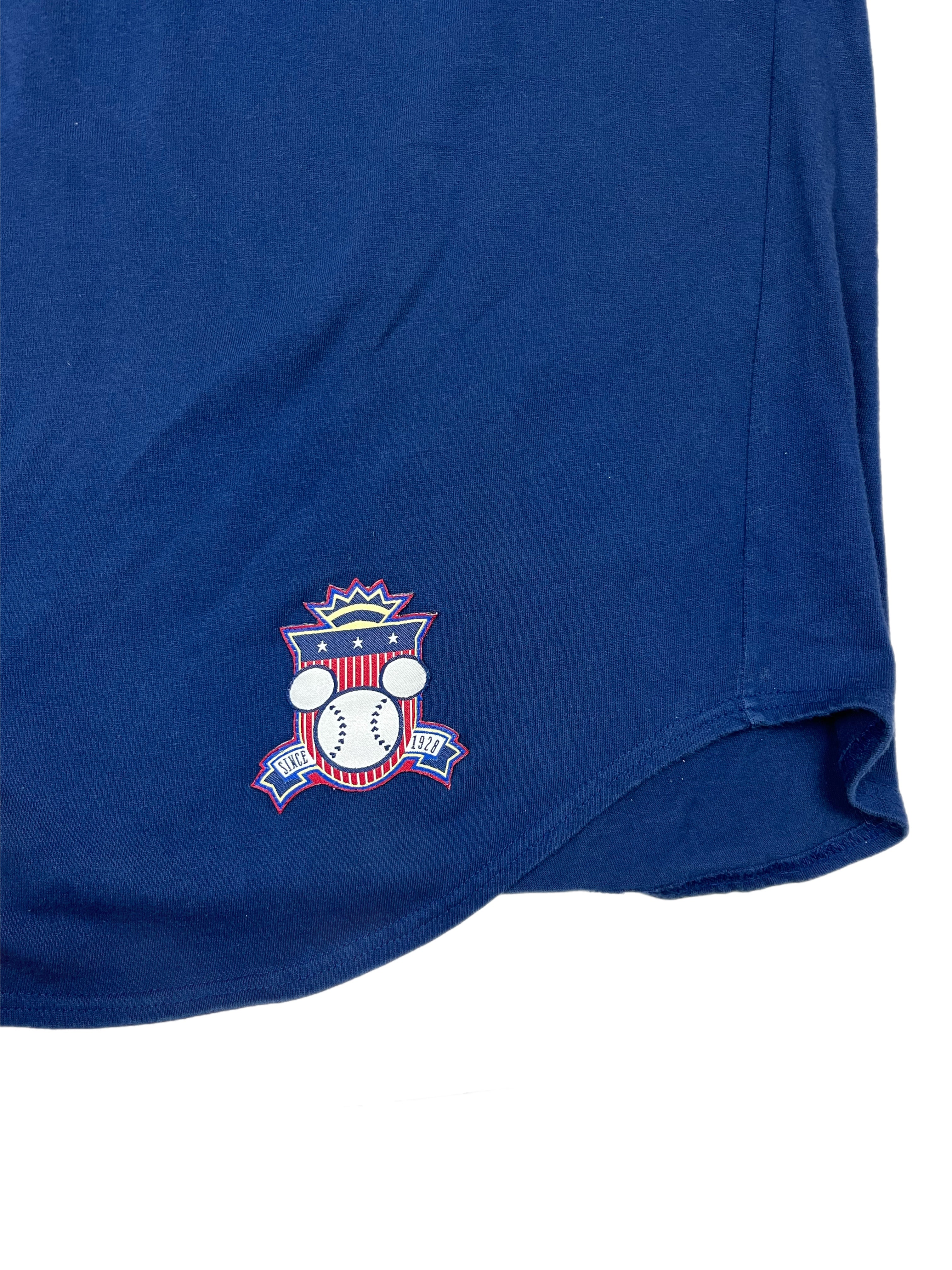 Vintage Mickey Baseball Button Up Shirt -XL