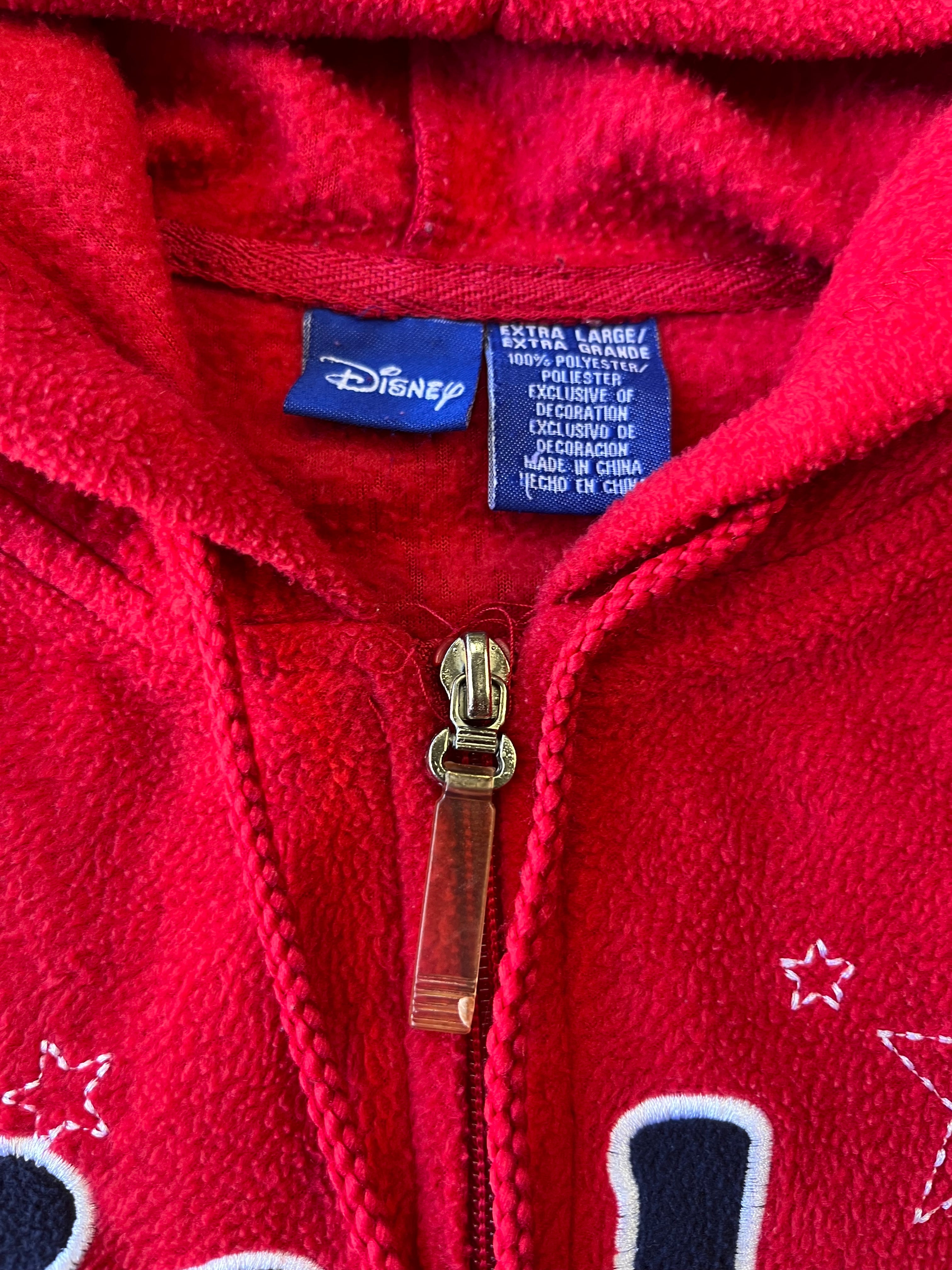 Vintage 00s Mickey Full Zip Hoodie- Women’s XL