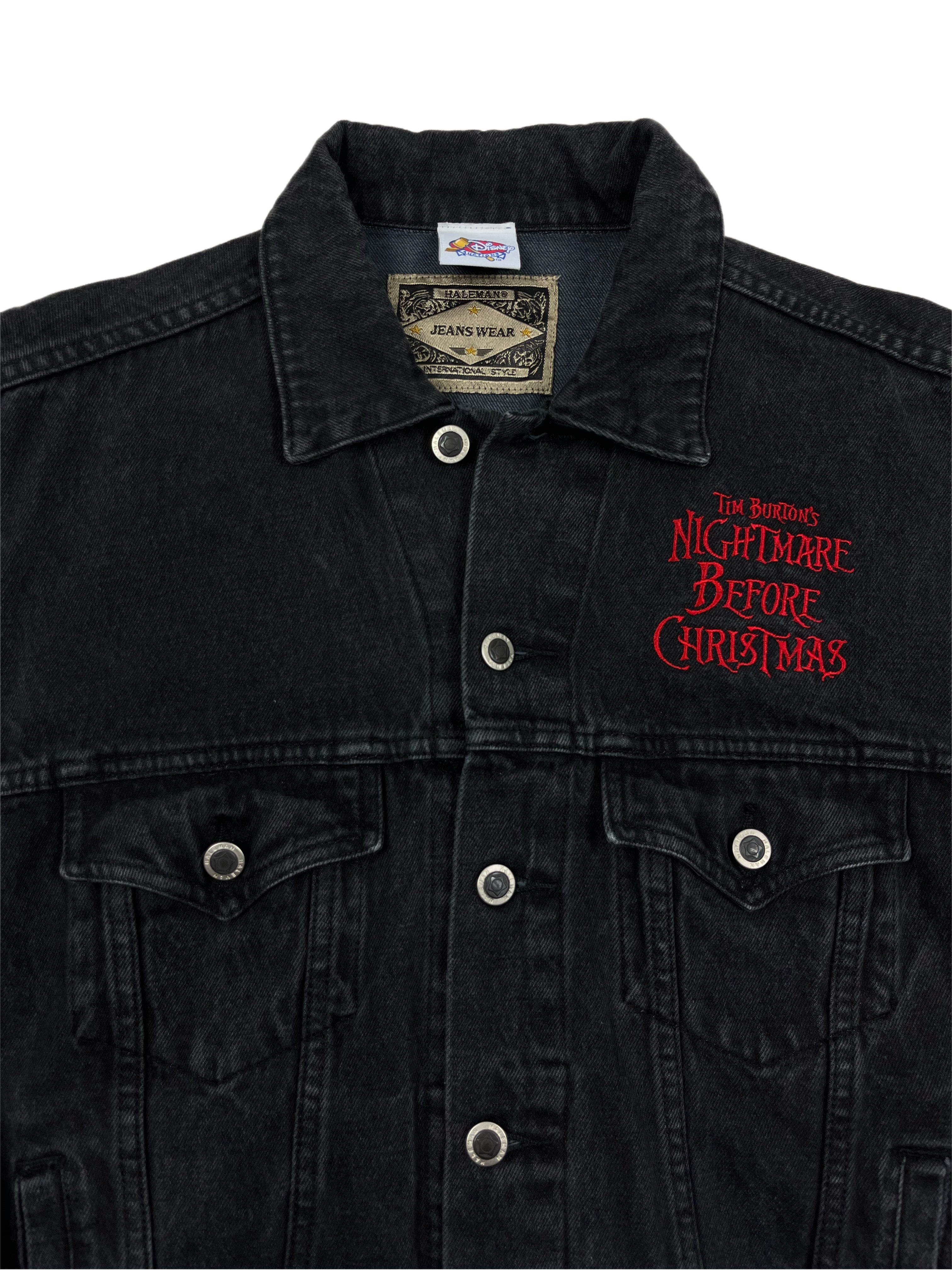 Vintage 90s TNBC Denim Jacket (Glows in the Dark) -M