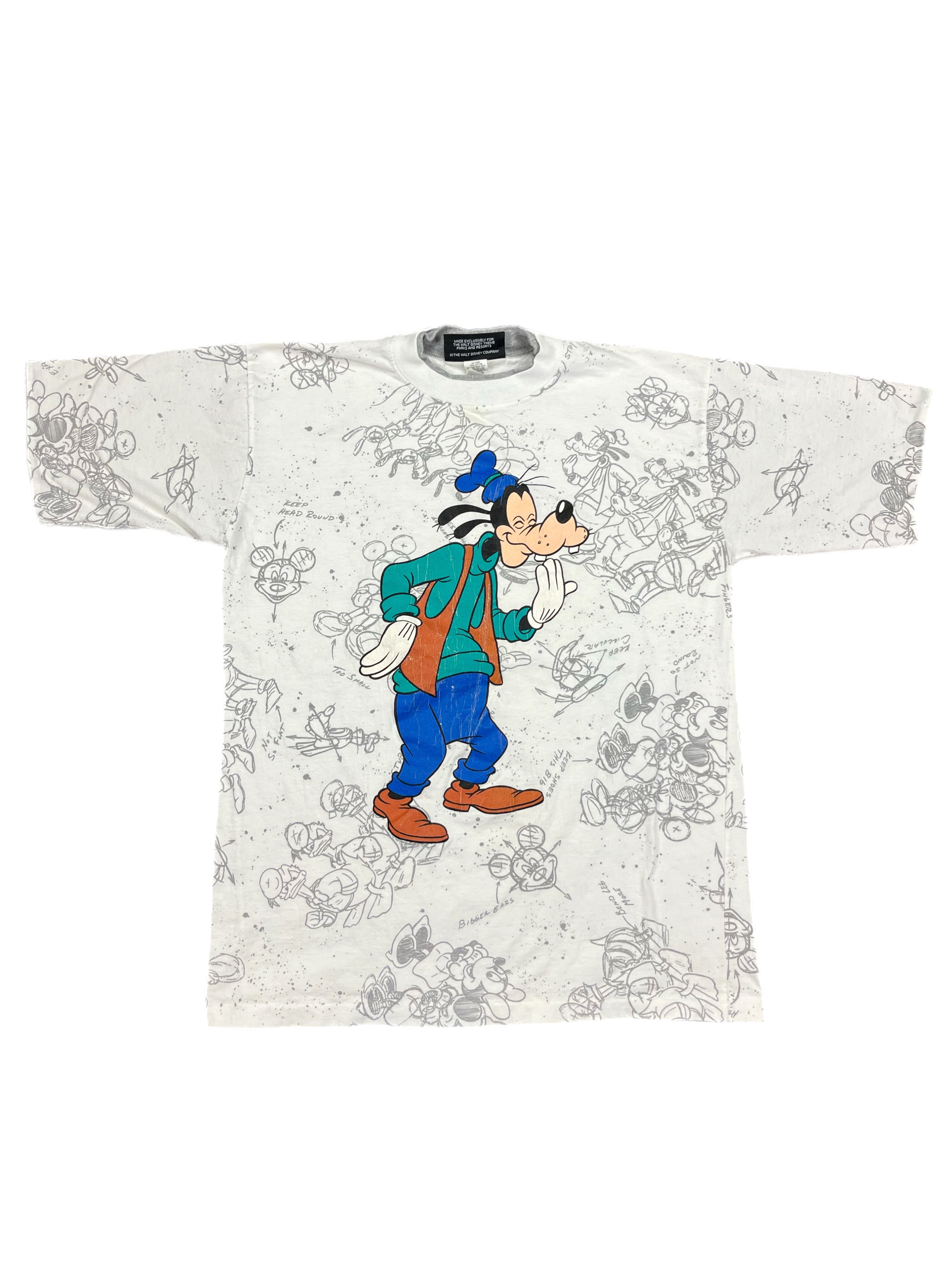 Vintage 90s Goofy AOP - L