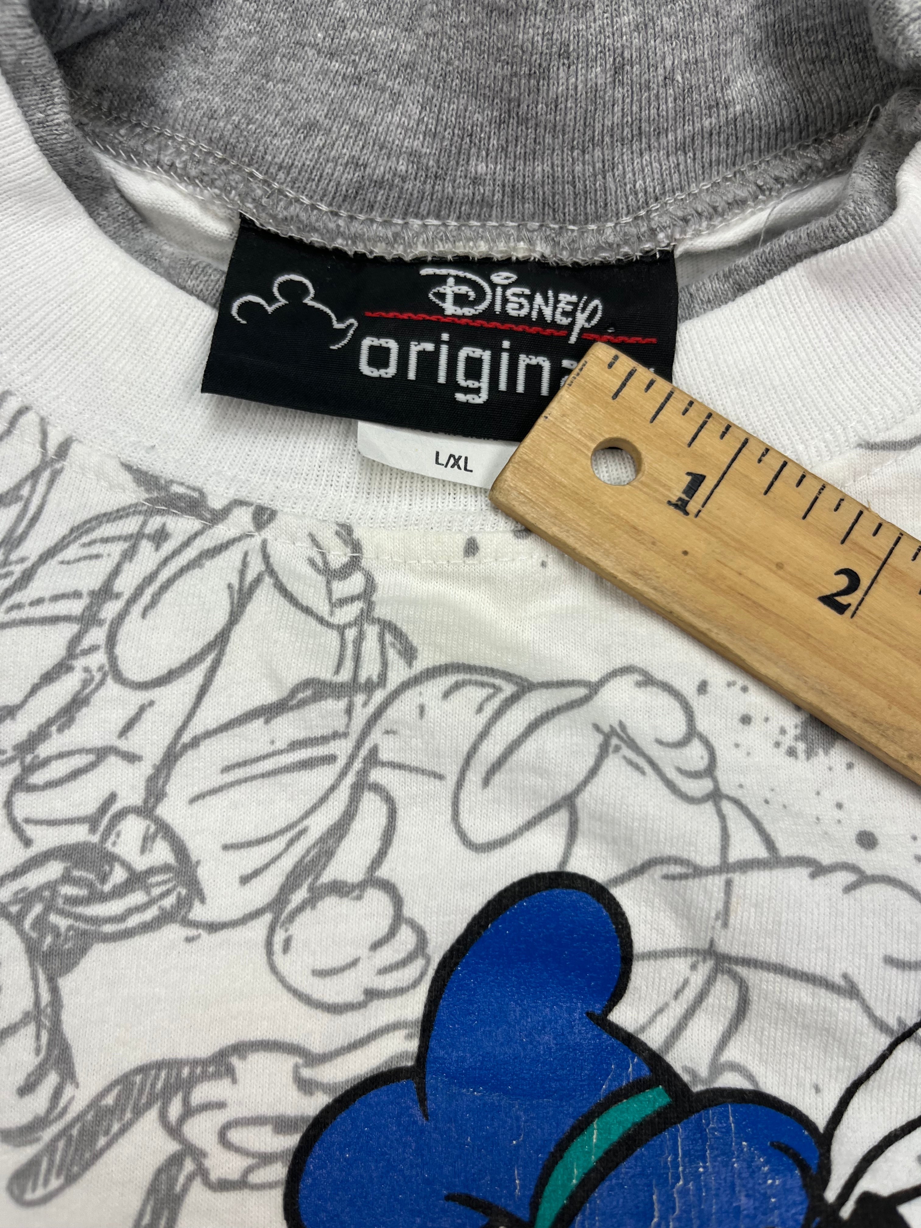 Vintage 90s Goofy AOP - L
