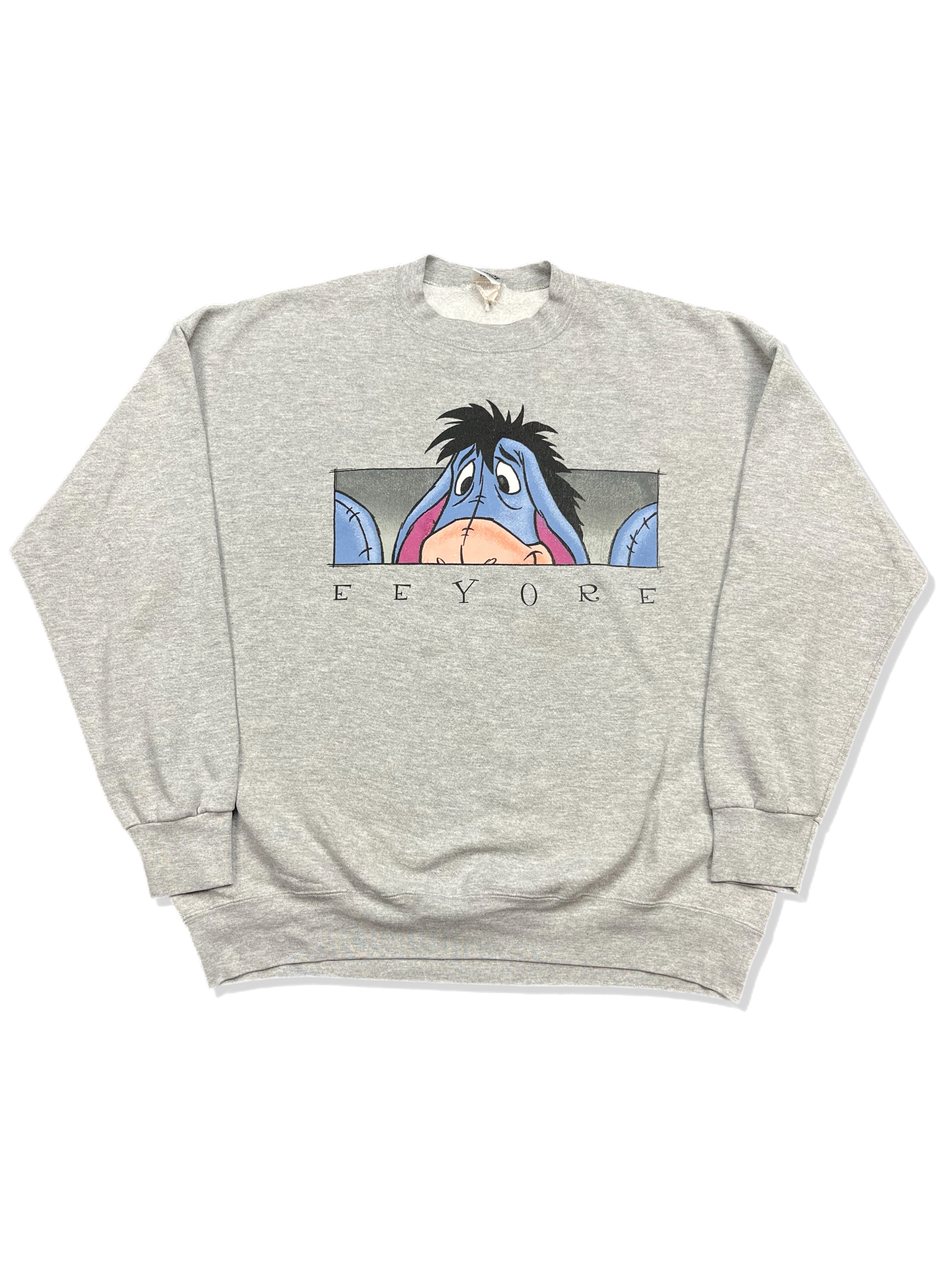 Vintage Eeyore Box Logo Crewneck -XXL
