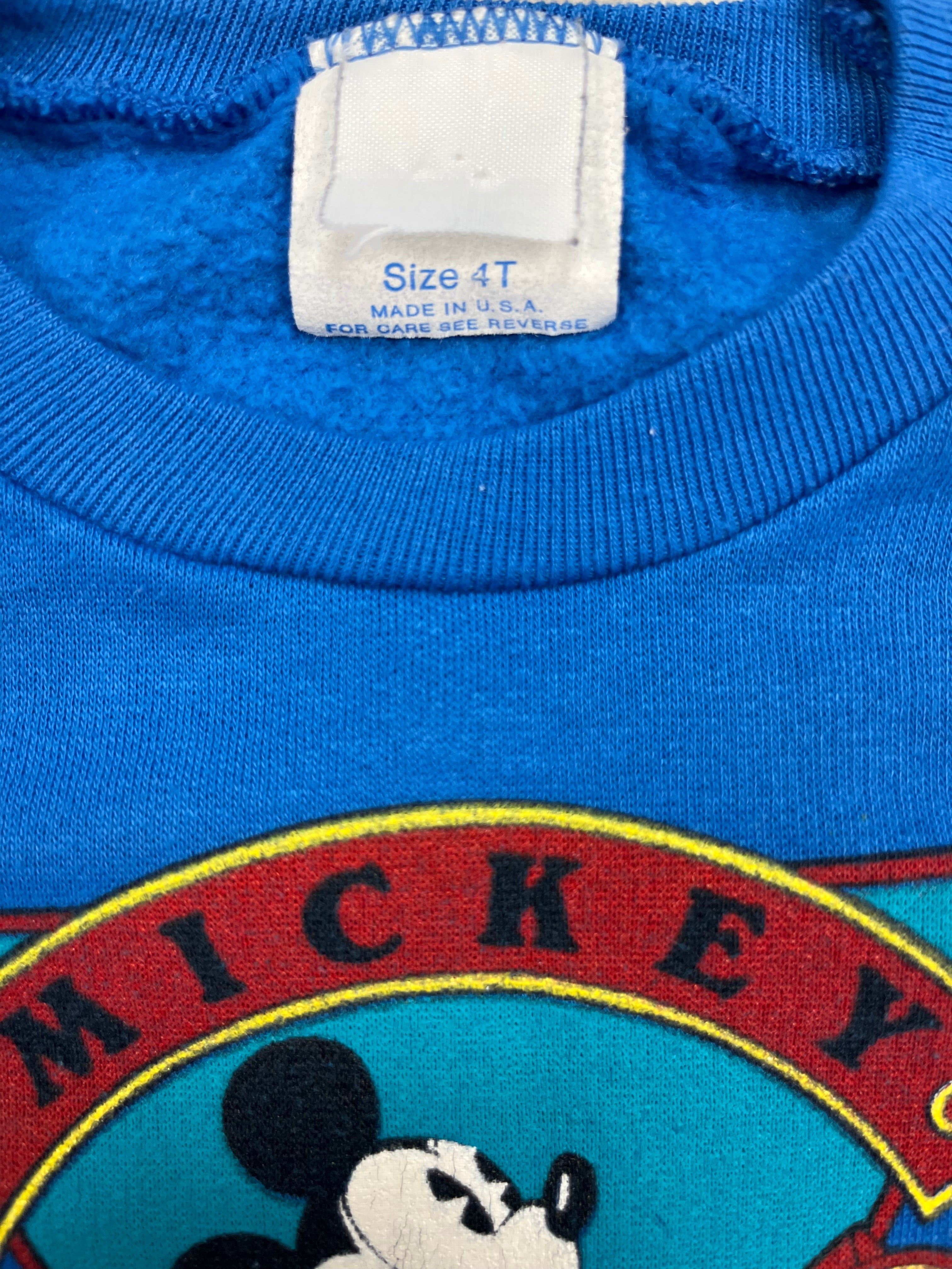 Vintage Mickey Mouse Crewneck - Toddler 4T