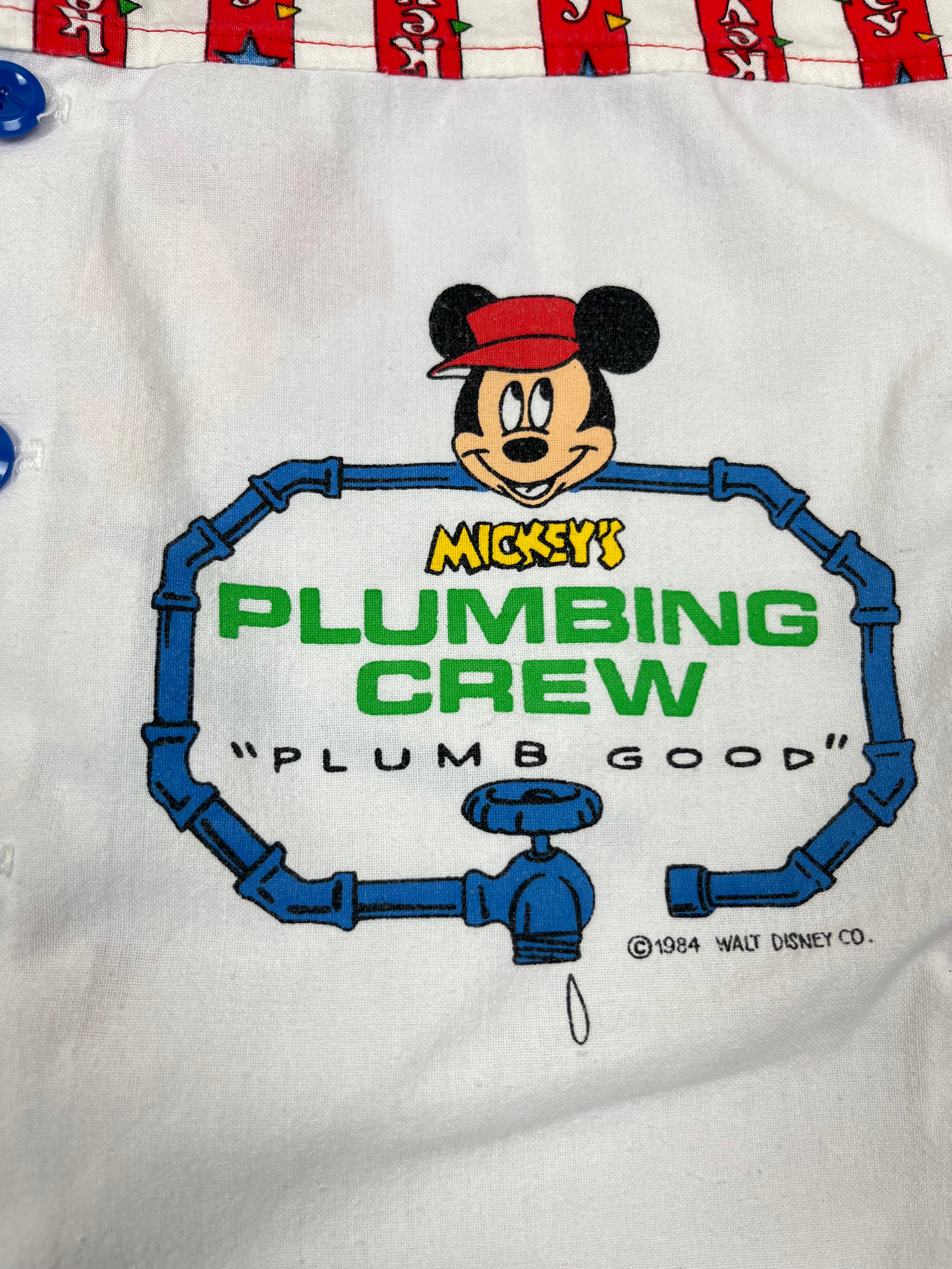 Vintage 80s Mick's 'Plumbing Crew' Coveralls - Kids 24 Months